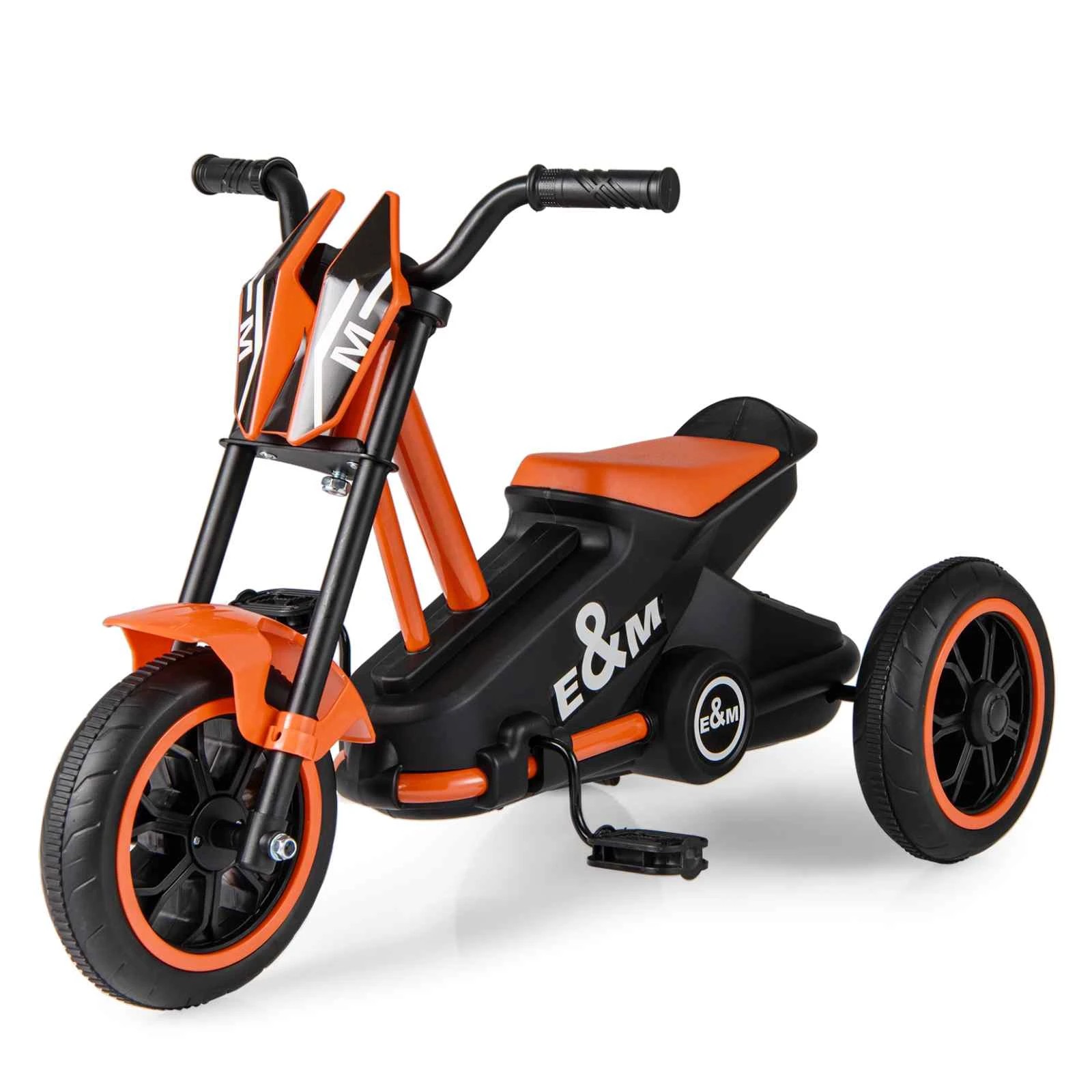 1 Costway Tricycle Bike Ride on Trike Bicyle 3-Wheel Toy Gift w/Foot Pedals - Orange, 1 of 1