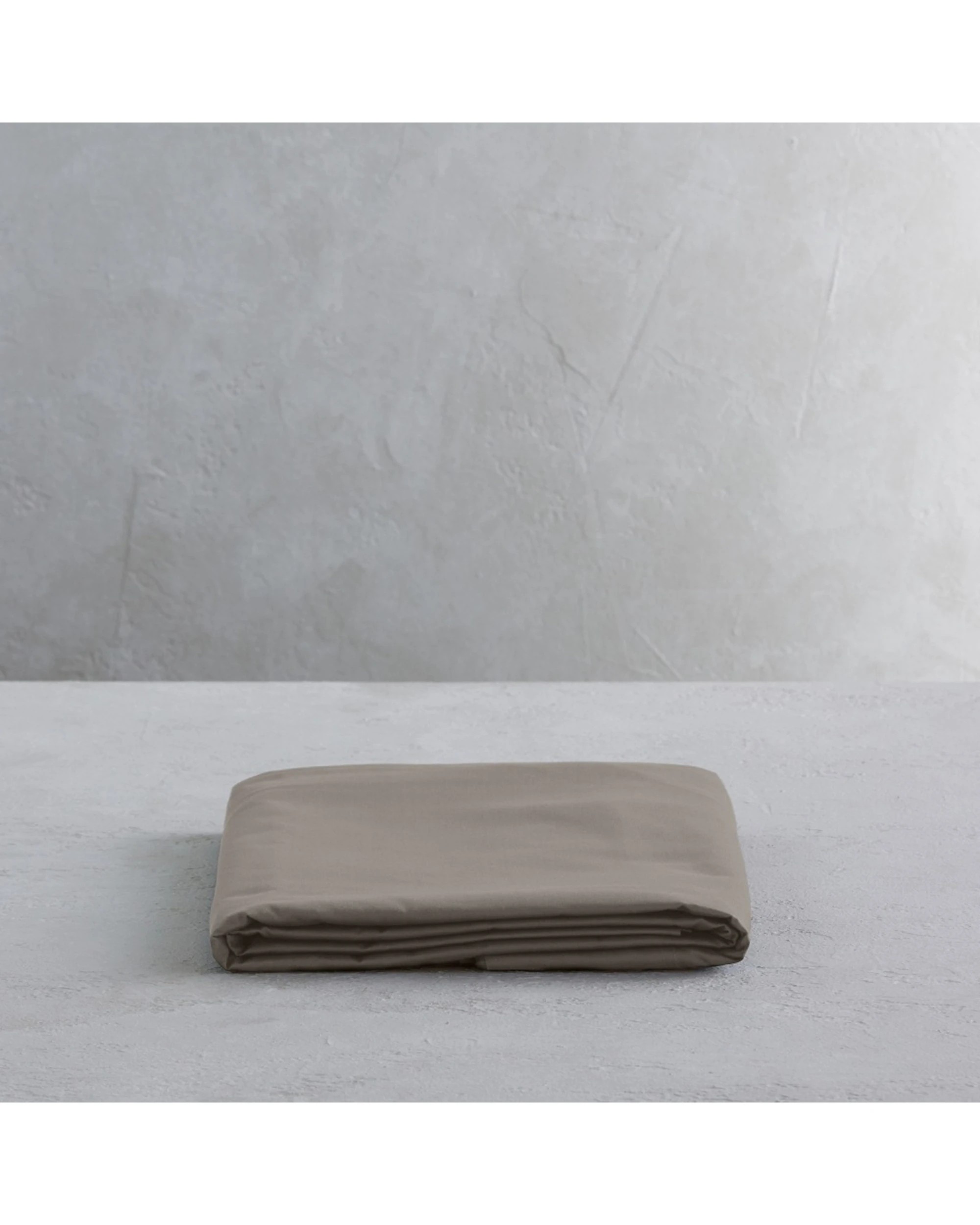 2 Bedding co Flat Sheet 1200TC Egyptian Cotton Simply Taupe - Single Bed - Beige, 2 of 3