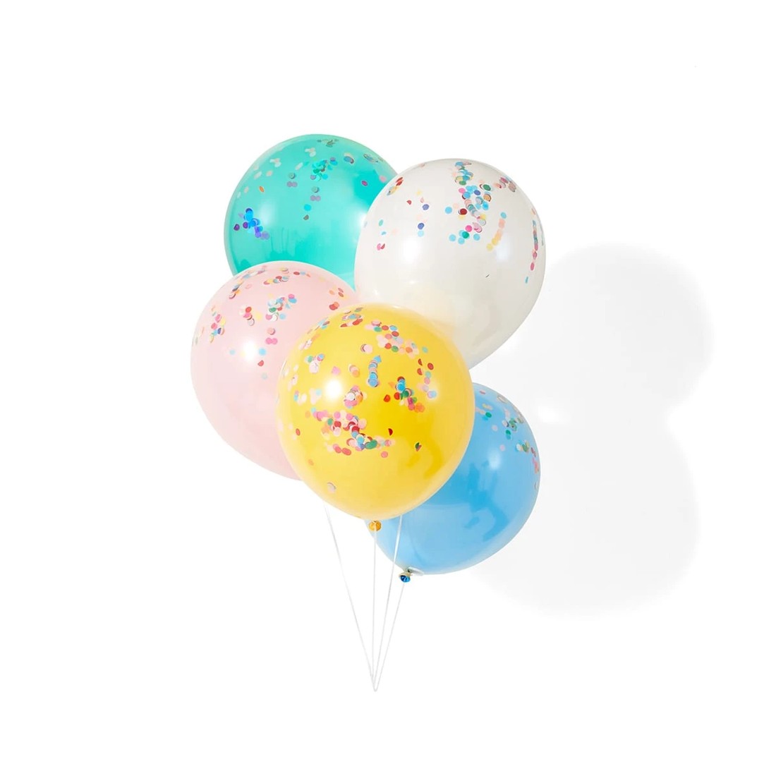 2 5 Pack Confetti Balloons, 2 of 7