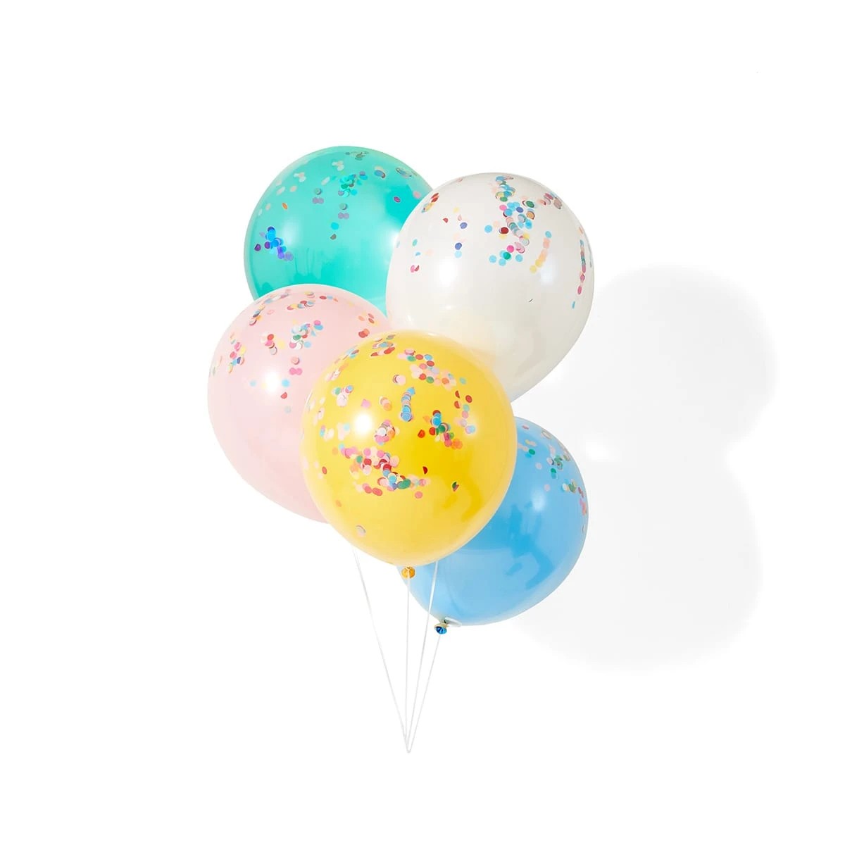 3 5 Pack Confetti Balloons, 3 of 8