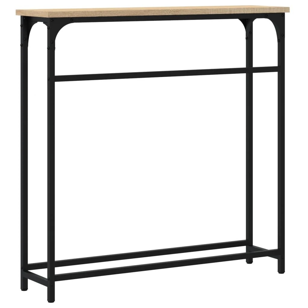 6 vidaXL Industrial Console Table Adjustable Feet - Brown, 6 of 10