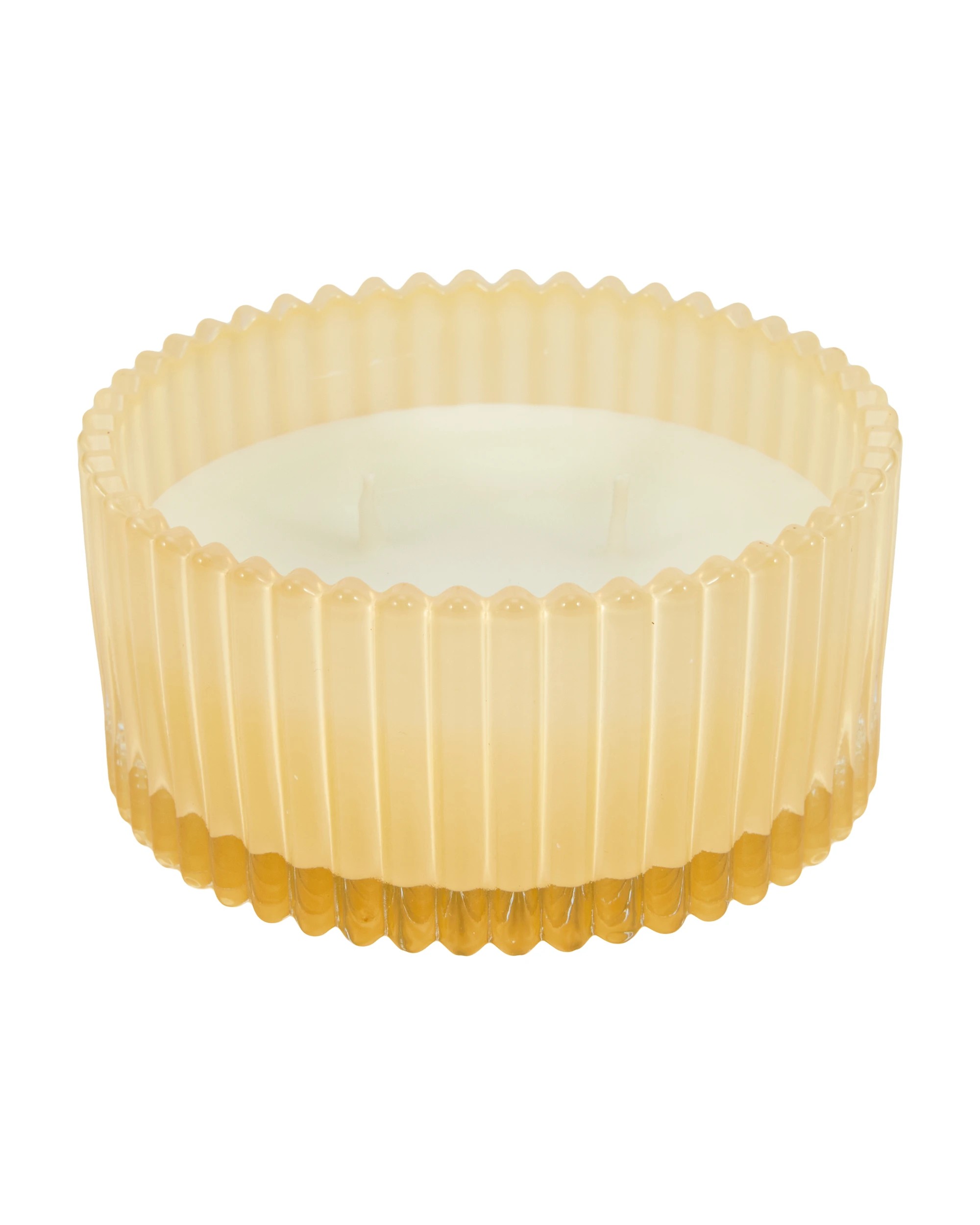 2 Yellow Bow Lid Glass Candle, 2 of 6