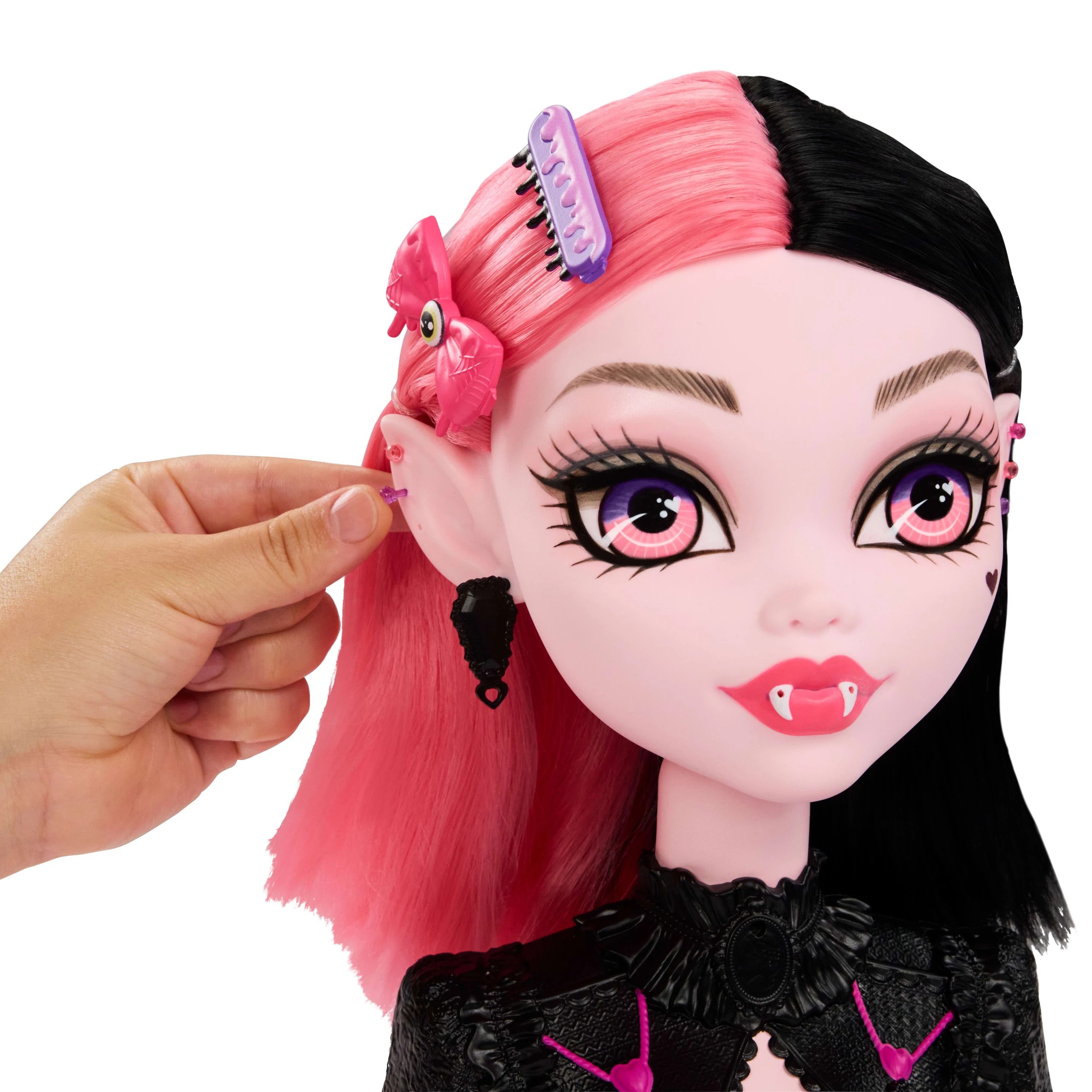 4 Monster High Draculaura Styling Head, 4 of 6