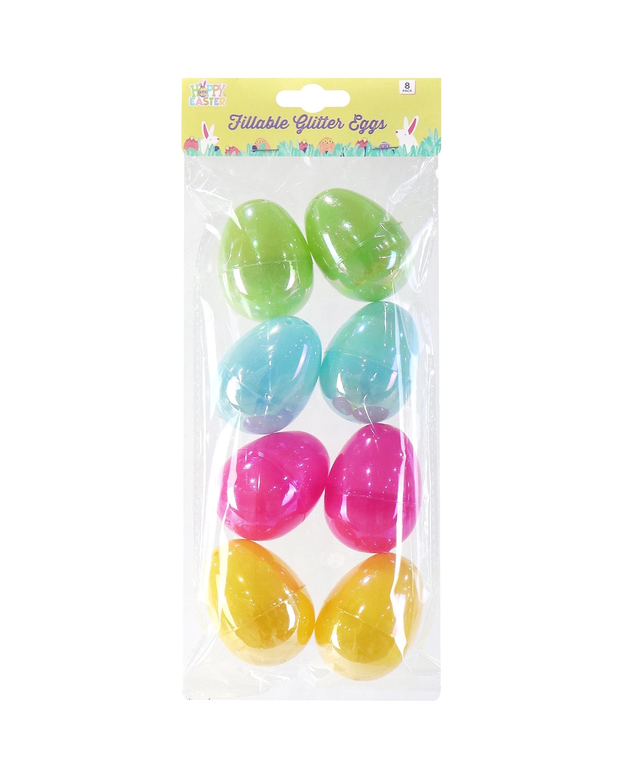 2 Uncle Bills Iridescent Fillable Easter Eggs 6cm Pack of 8 - Multi, 2 of 2