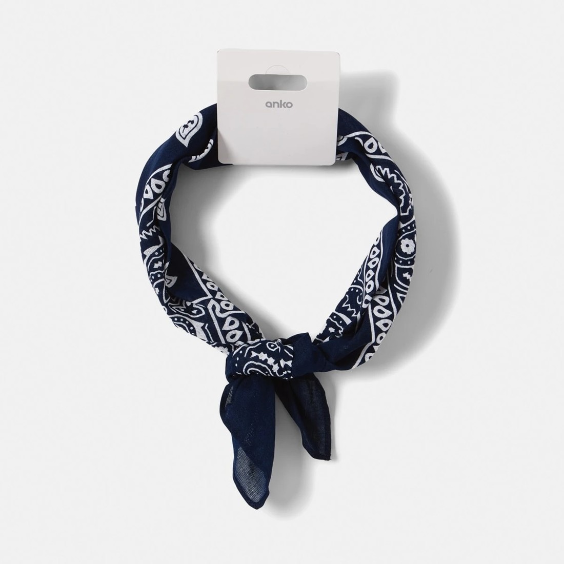 7 Paisley Hair Bandana - Navy, 7 of 7