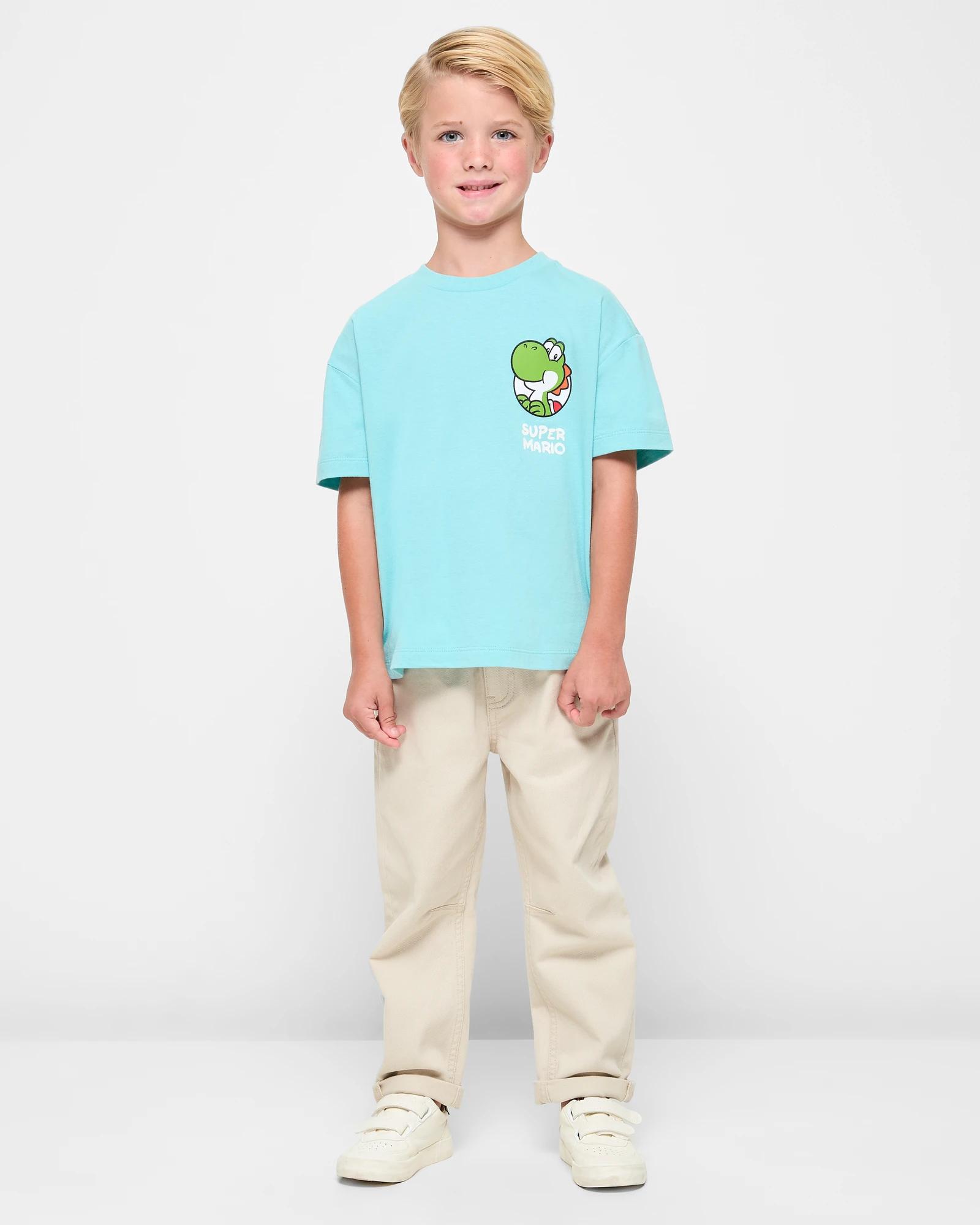 2 Super Mario Super-mario Yoshi T-shirt AQUA, 2 of 5