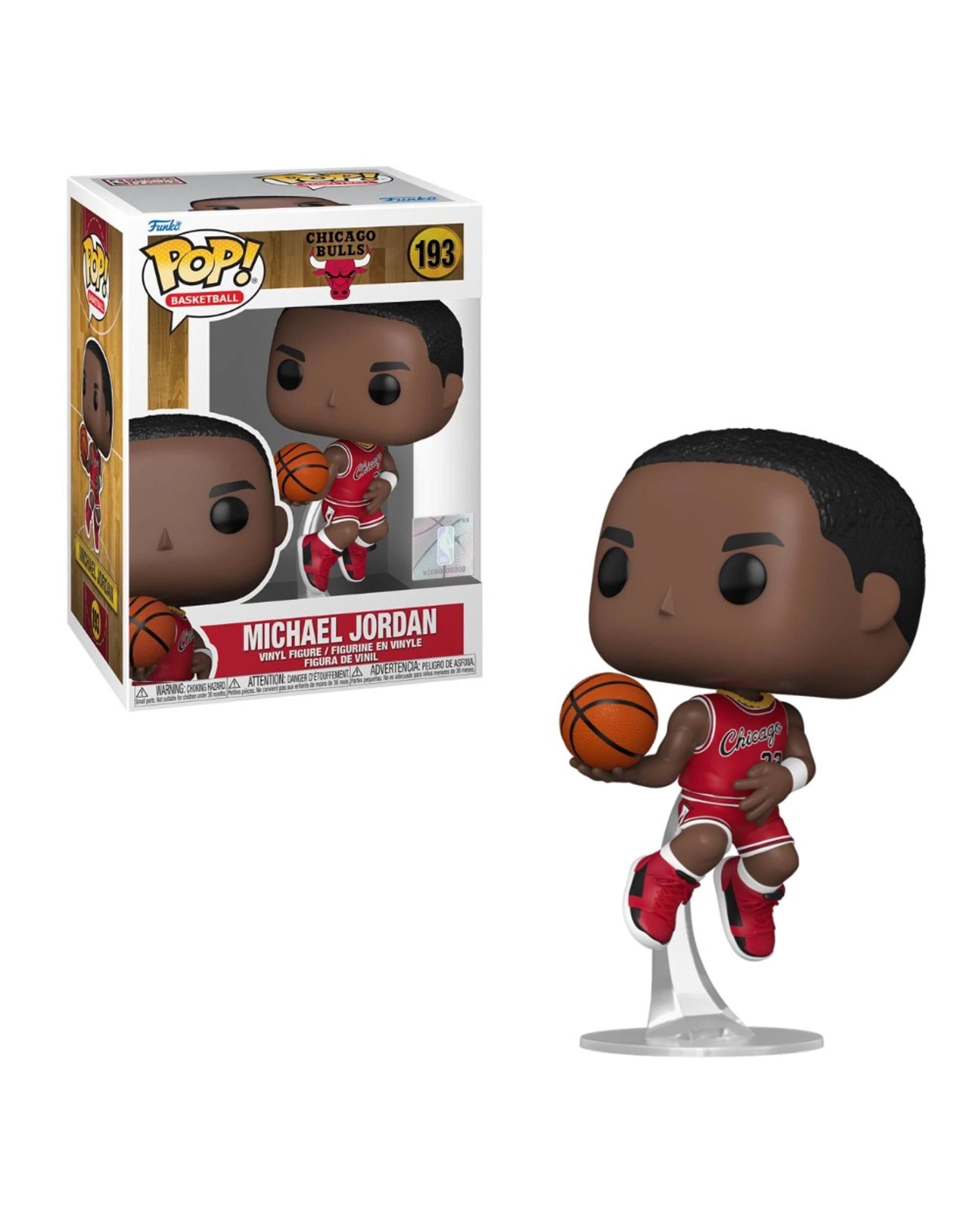 1 NBA Basketball Rookie Season Michael Jordan Chicago Bulls Funko POP! Vinyl, 1 of 2