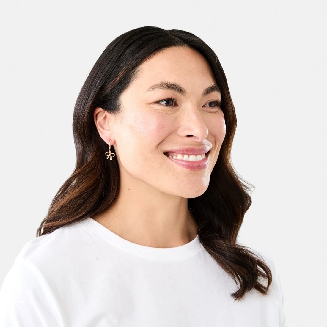 4 6 Pack Bow, Flower and Faux Pearl Earrings - Gold Tone, 4 of 5