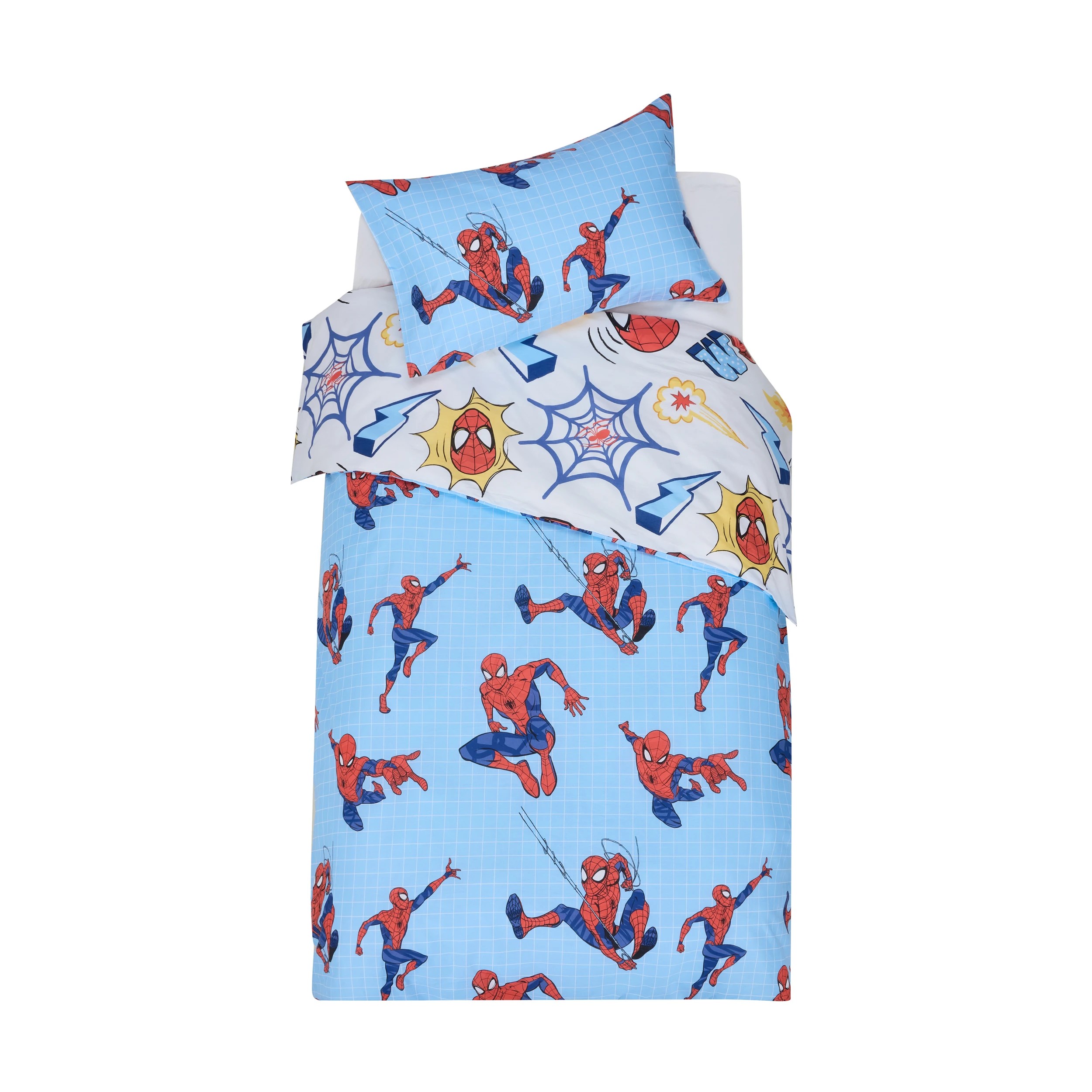 1 Marvel Spiderman Cotton Quilt Cover Set - Single Bed, 1 of 9
