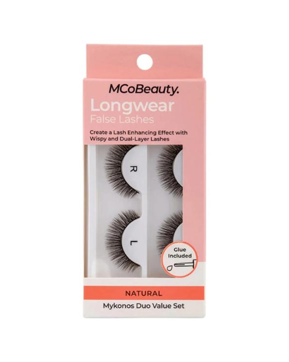 MCoBeauty Longwear False Lashes Mykonos Duo Set Eyelash Extensions
