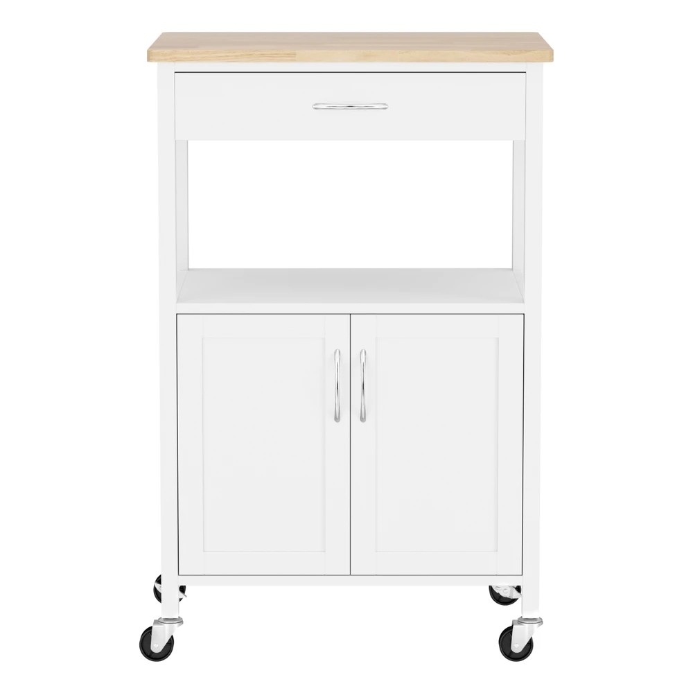 3 Artiss Kitchen Island Trolley Rolling Serving Cart Storage Drawer 60cm - Multi, 3 of 3