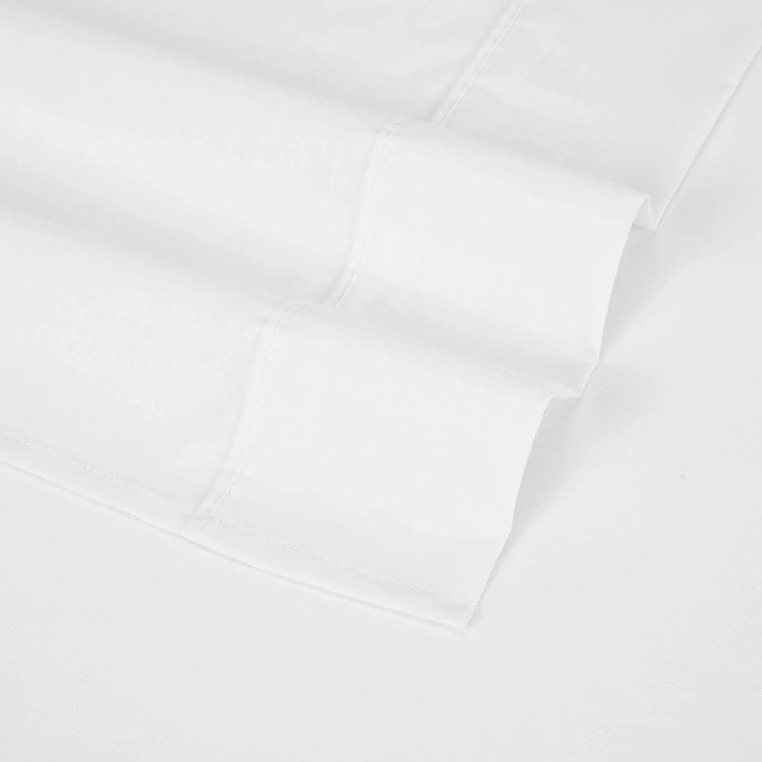 4 180 Thread Count Sheet Set - Single Bed, White, 4 of 7
