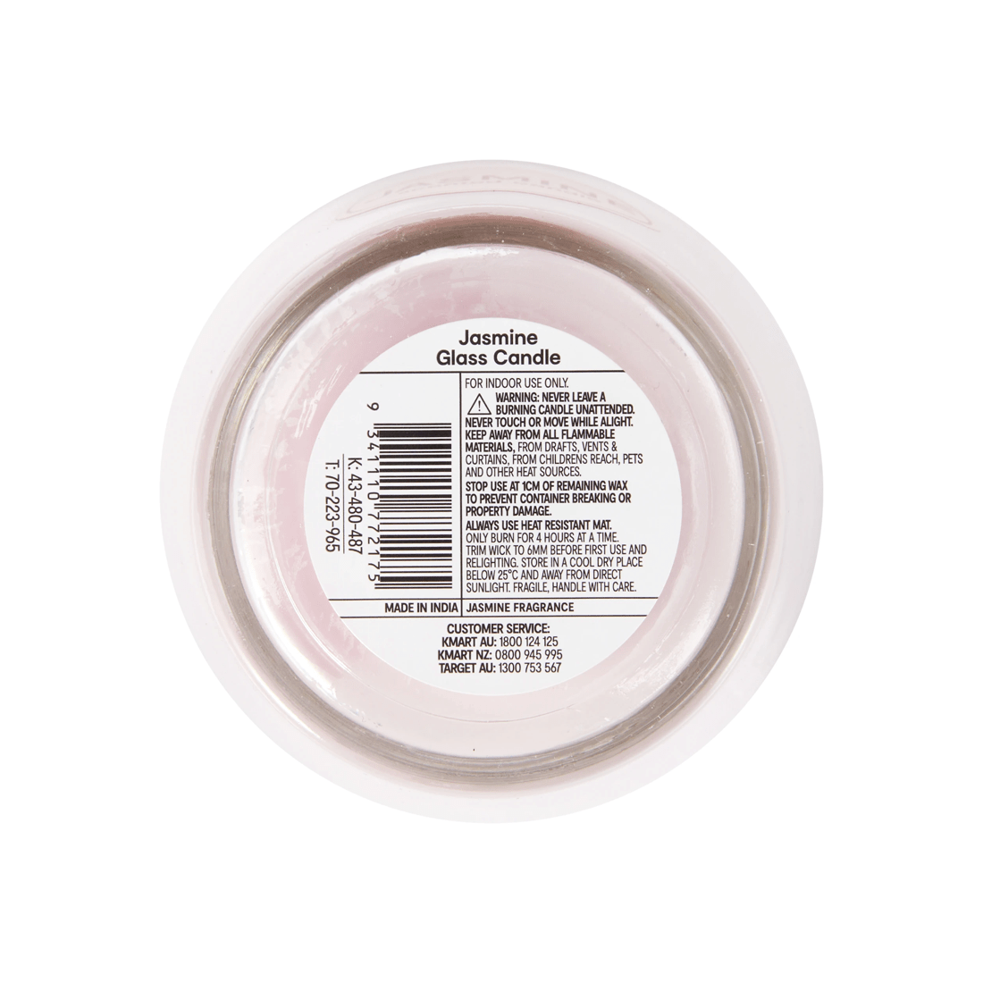 5 Jasmine Glass Candle, 5 of 5