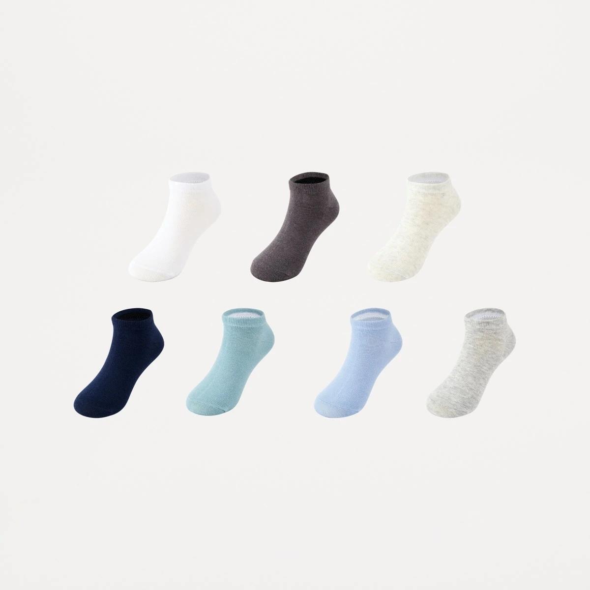 1 7 Pack Low Cut Socks EARTH, 1 of 3