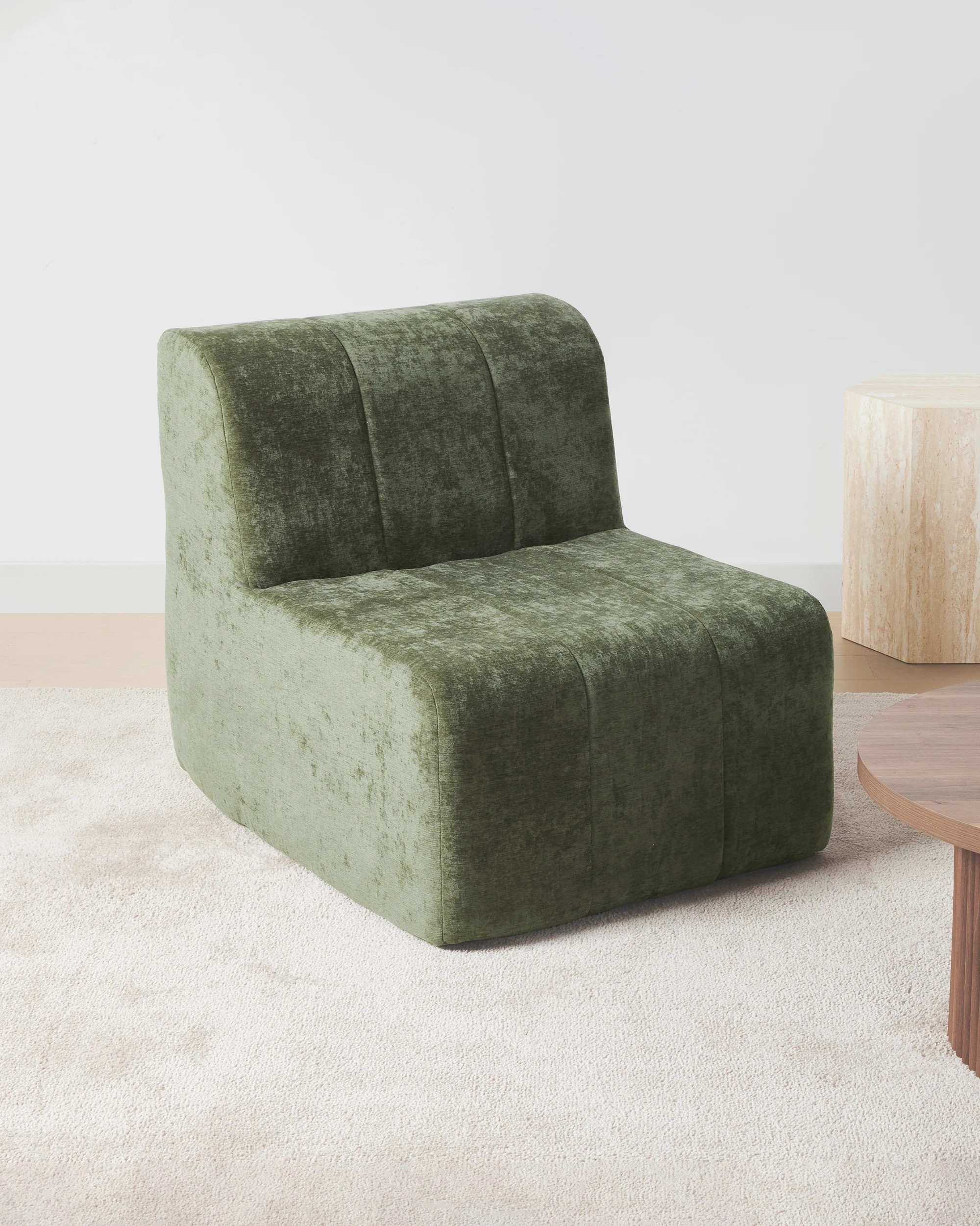 1 Trove Compressed Lounge Chair - Green, 1 of 8