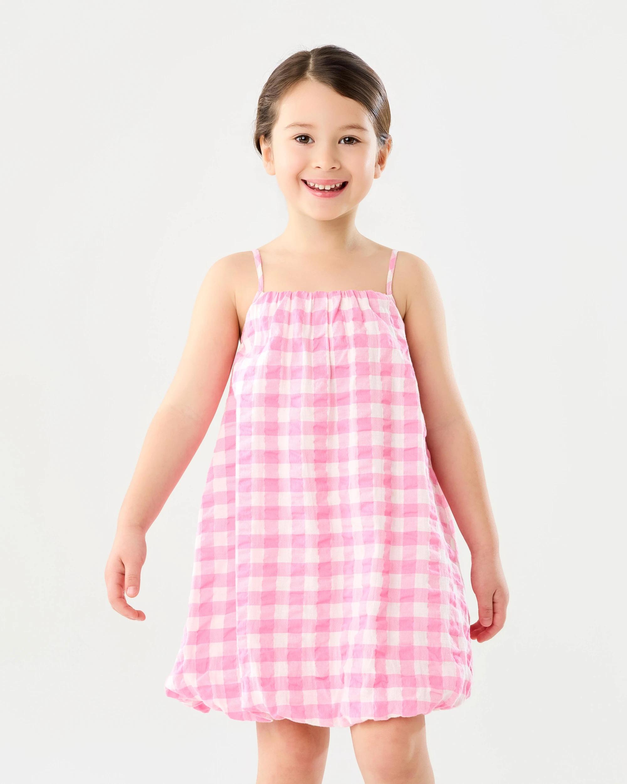 1 Bubble Dress Pnk Gngm, 1 of 8