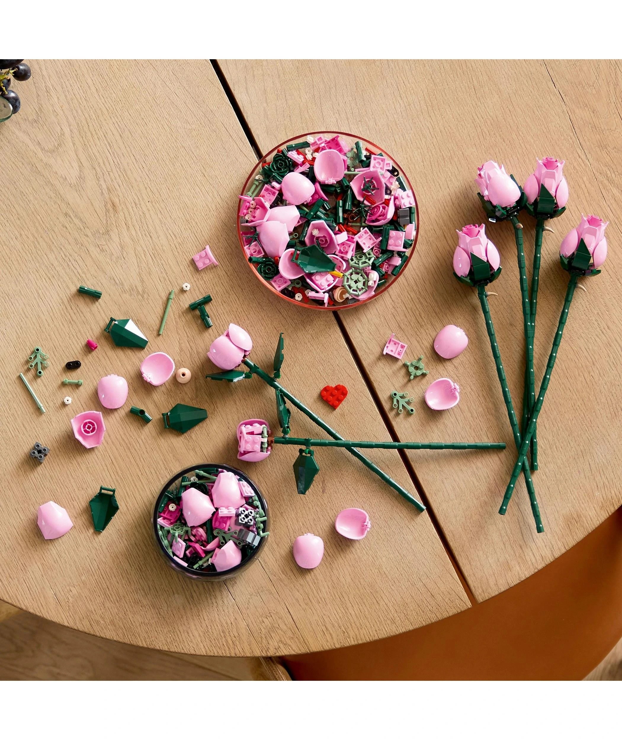8 LEGO Botanicals Bouquet of Pink Roses 10374, 8 of 9