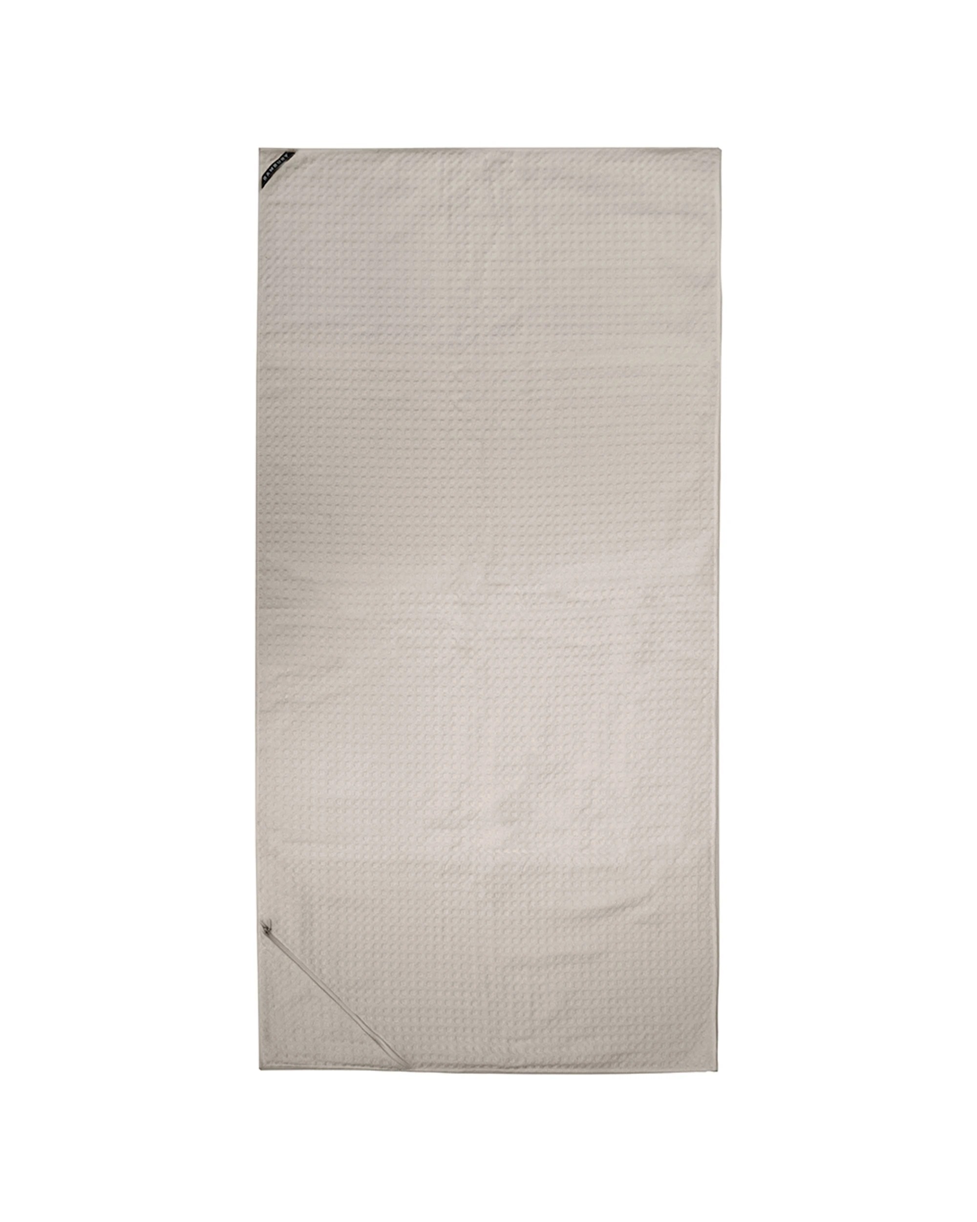 1 Bambury Matrix Microfibre Gym Towel Large Quick Dry With Zip Pocket 60 x 120cm - Grey, 1 of 3