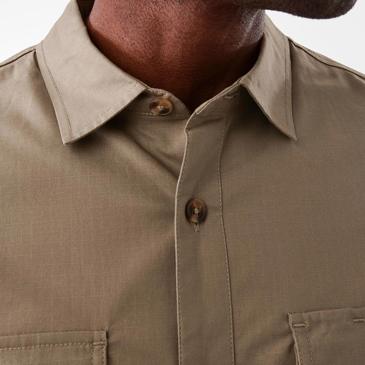 5 Workwear Long Sleeve Shirt Wet Sand, 5 of 8
