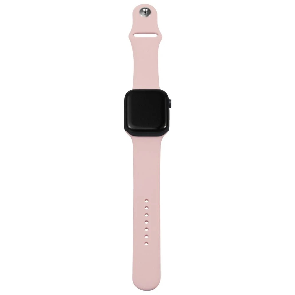 2 Otto Apple Watch Silicone Band Series 4-9/SE 44-45mm Blush, 2 of 4