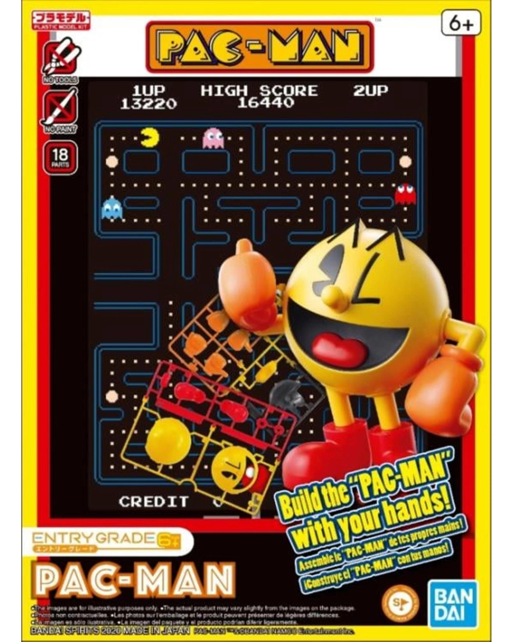 Pac-Man Entry Grade Plastic Model Kit - Kmart