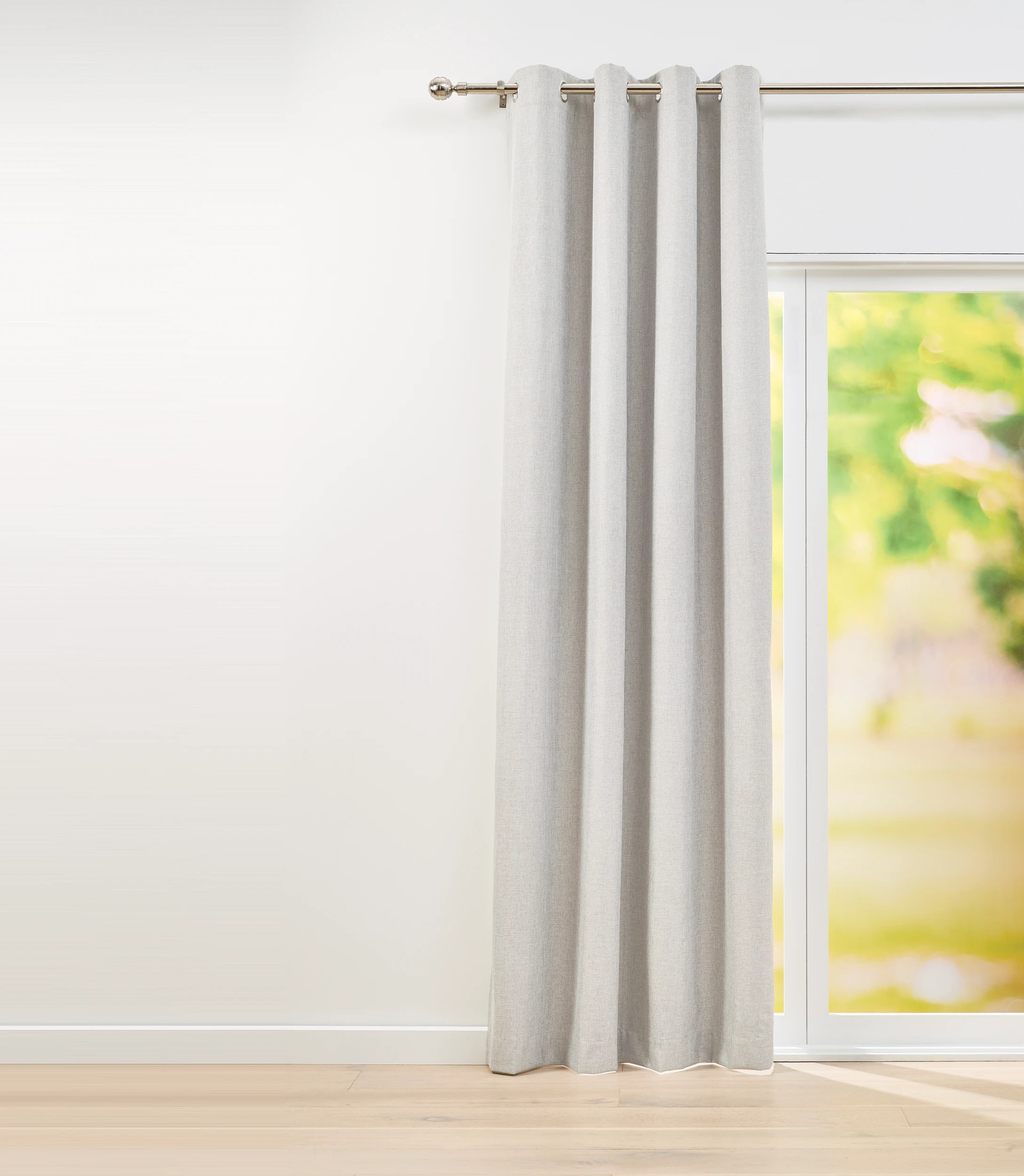 2 Monaco Long Block Out Curtain - Taupe - 140cm x 250cm, 2 of 7