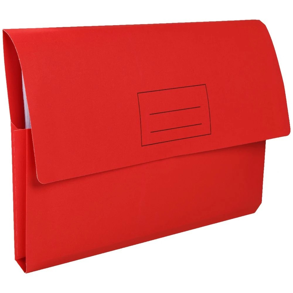 4 J.Burrows Foolscap Document Wallet Assorted 10 Pack, 4 of 4