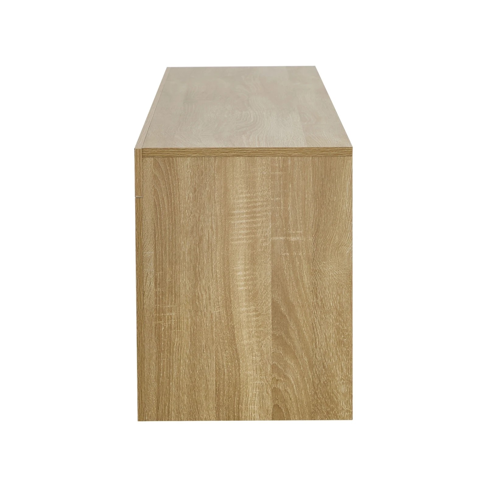 6 Oikiture Entertainment Unit 180cm TV Cabinet Stand Drawers LED RGB - Natural, 6 of 8