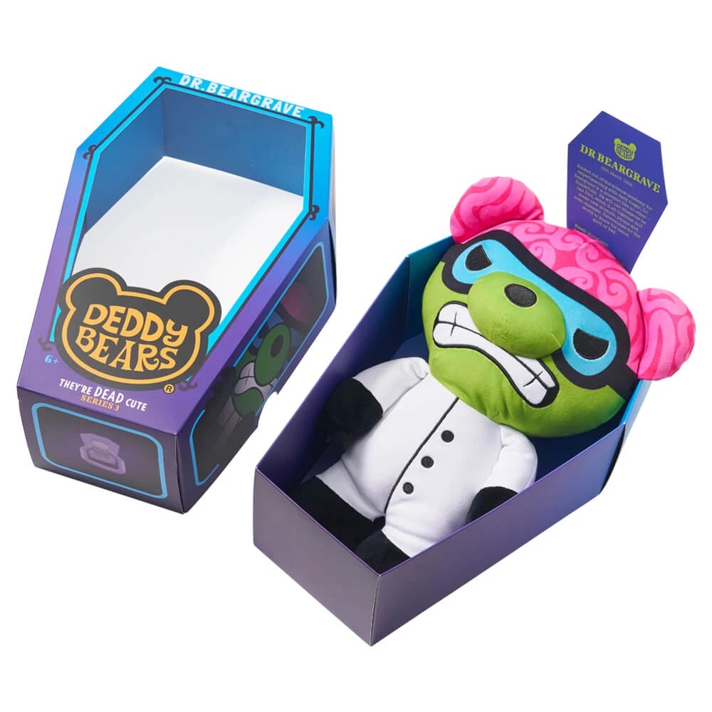 3 Deddy Bears - Dr. Beargrave, Series 3, Large Coffin, 3 of 5