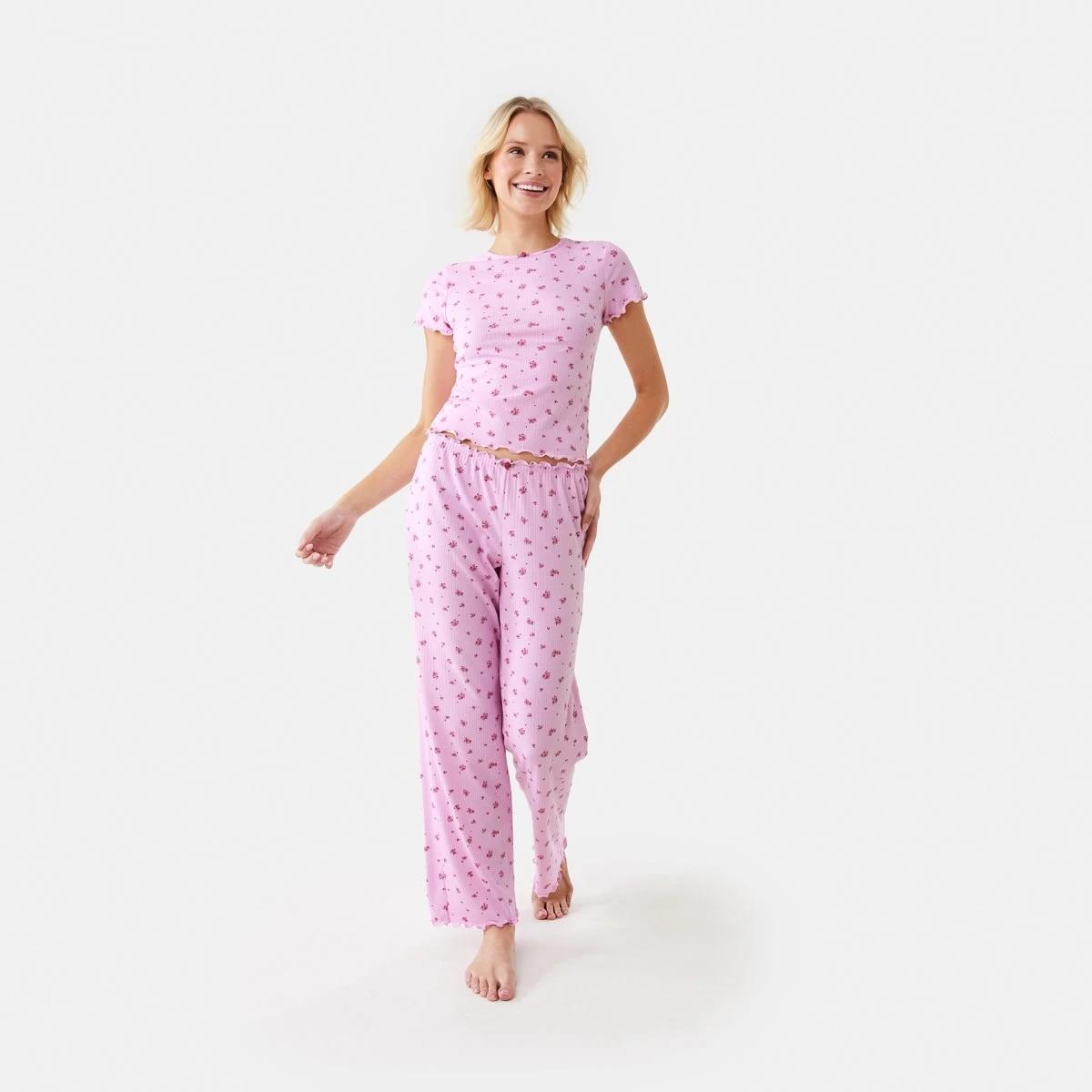 2 Rib Pants PINK ROSE PINK LADY, 2 of 6