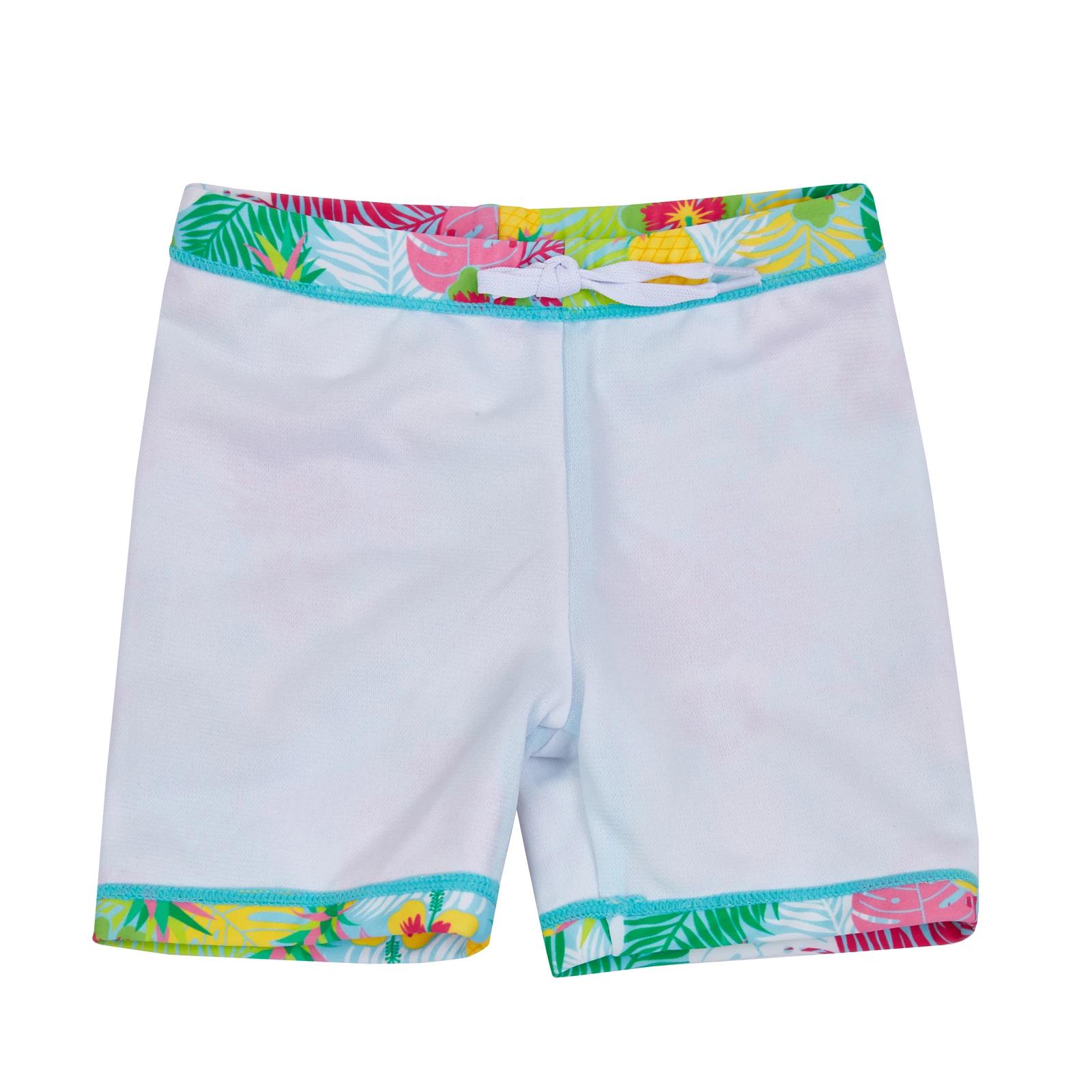 4 Big Softies 3pc-L/S Rashie, Short & Hat PINK TROPICAL, 4 of 6