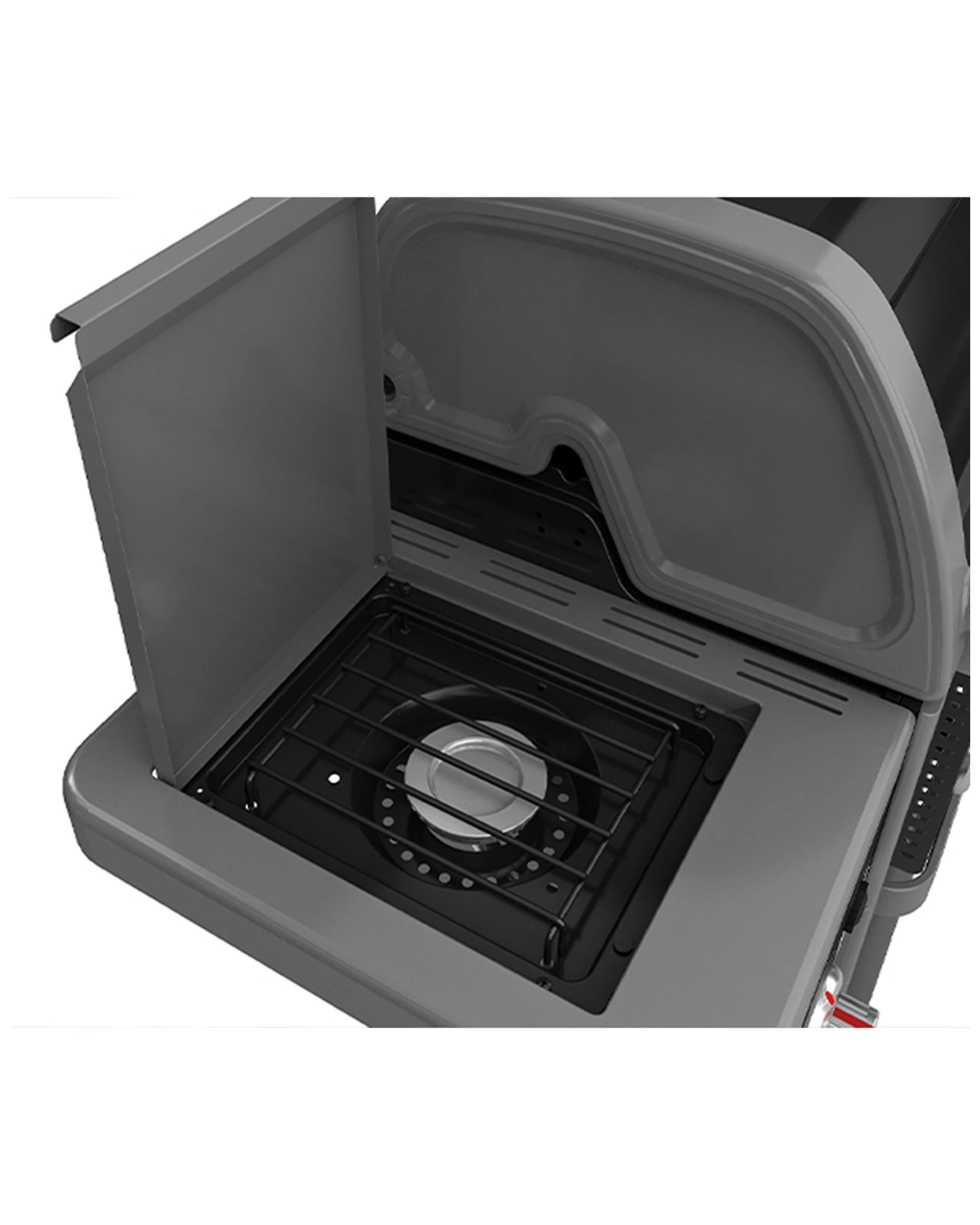 5 Coleman Revolution 3 Burner Gas BBQ With Side Burner Grease Management - Black, 5 of 9