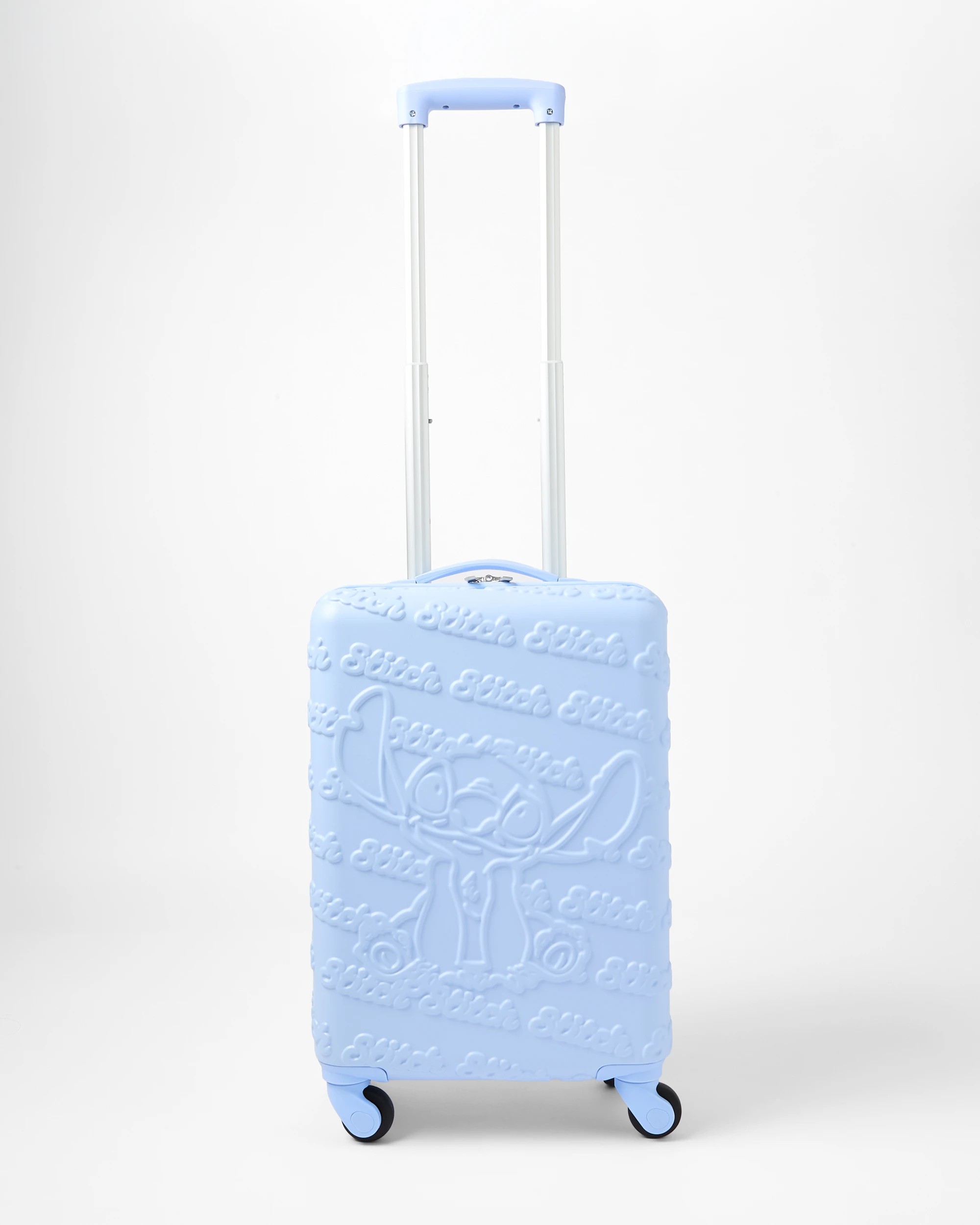 4 Disney Stitch 3D Embossed Hard Shell Rolling Luggage, 4 of 7