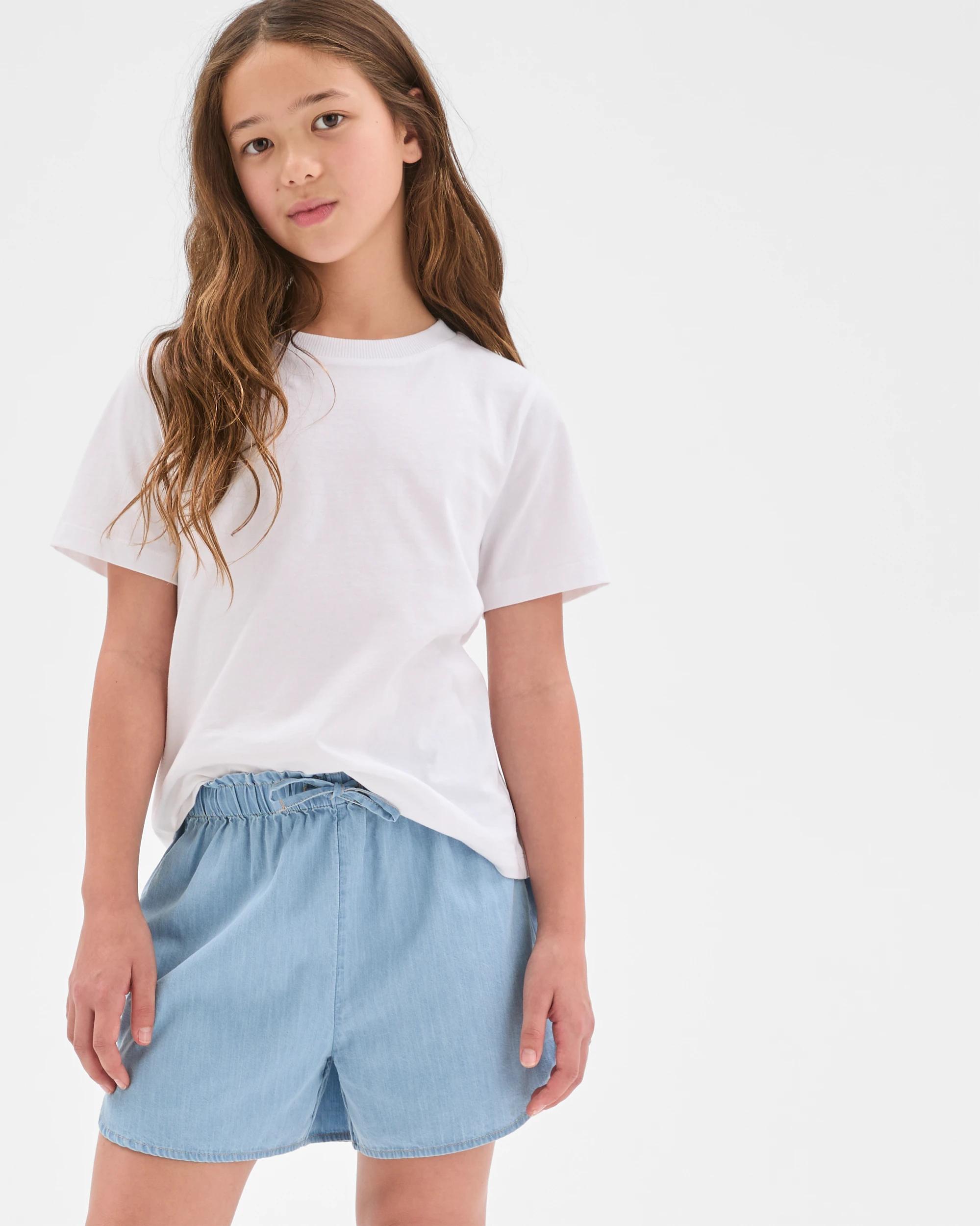 2 Target Kids Australian Cotton Chambray Shorts LIGHT WASH, 2 of 7