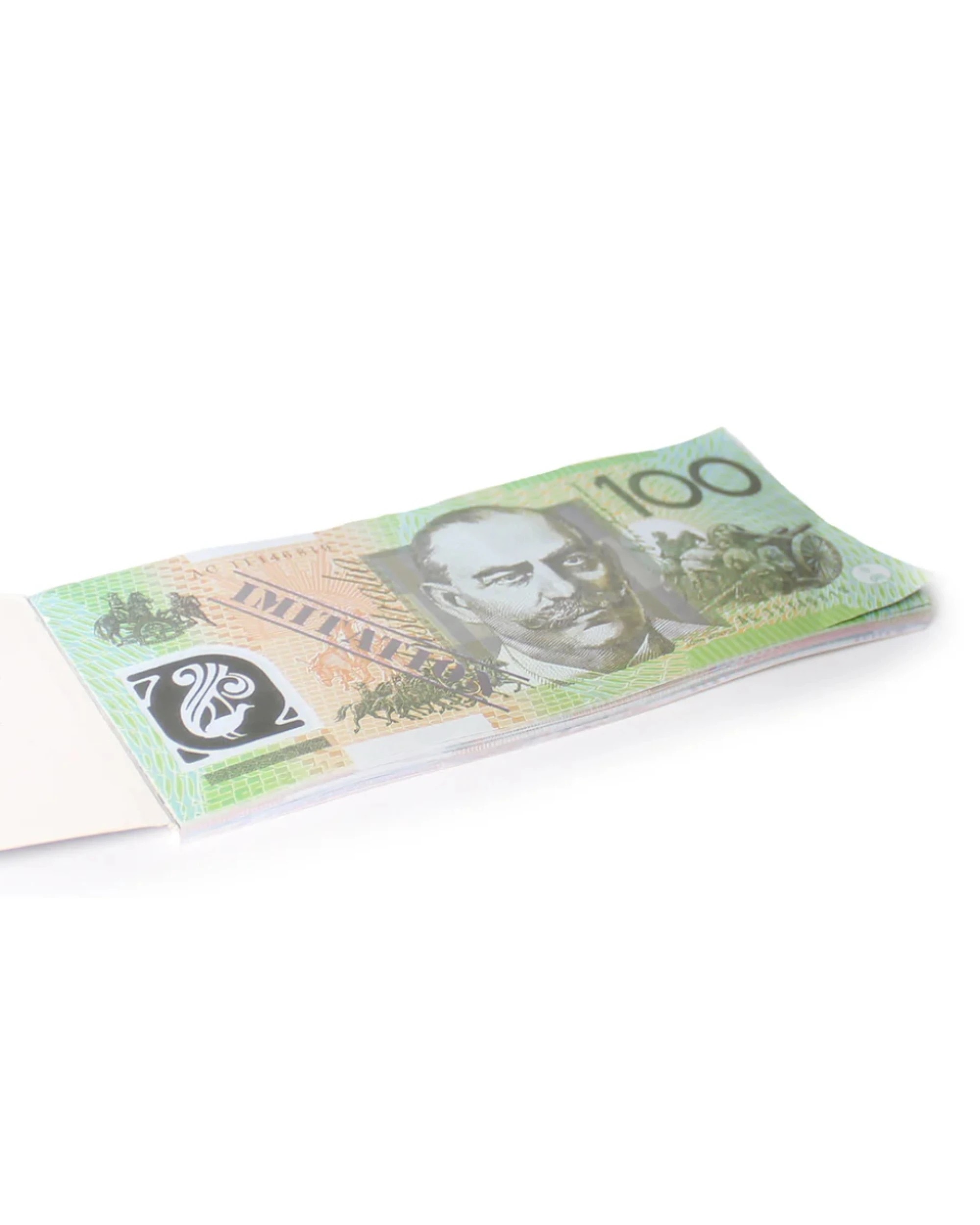 3 BR Costumes 100 Dollar Australian Souvenir Note Pad - 50 Sheets, 3 of 4
