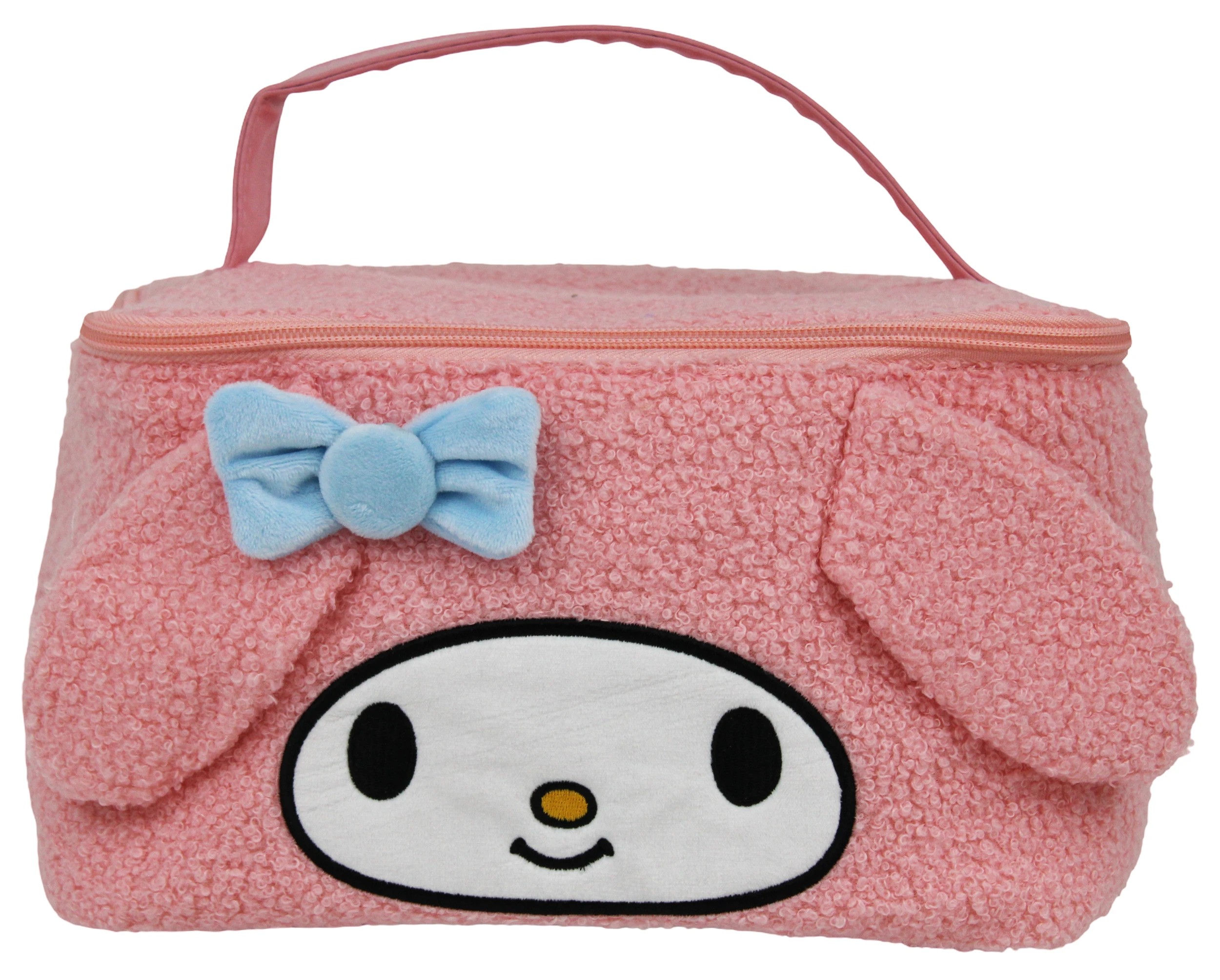 1 Hello Kitty and Friends My Melody Fluffy Cosmetic Bag - Pink, 1 of 3
