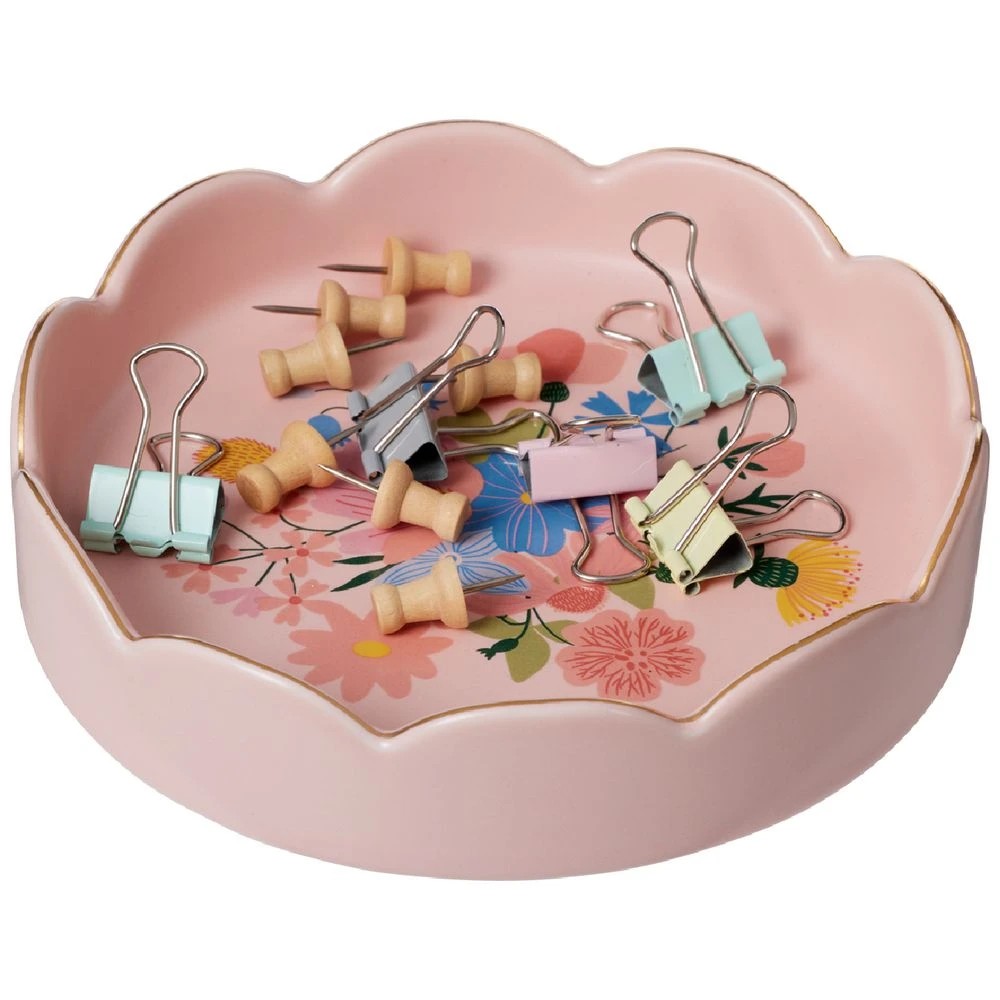 2 Otto Floral Trinket Tray, 2 of 4
