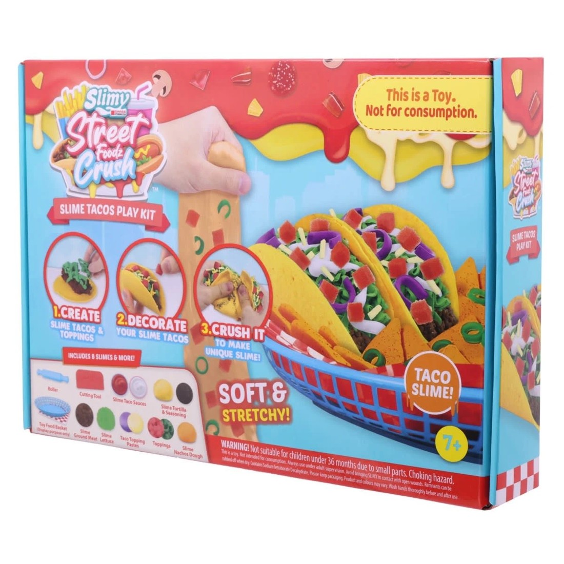 1 Slimy Street Foodz Crush Slime Tacos Play Kit, 1 of 3