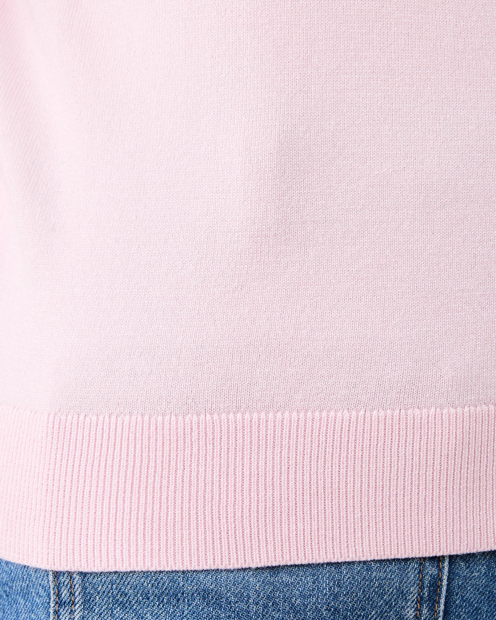 6 Short Sleeve Button Through Top Bllet Pink, 6 of 6