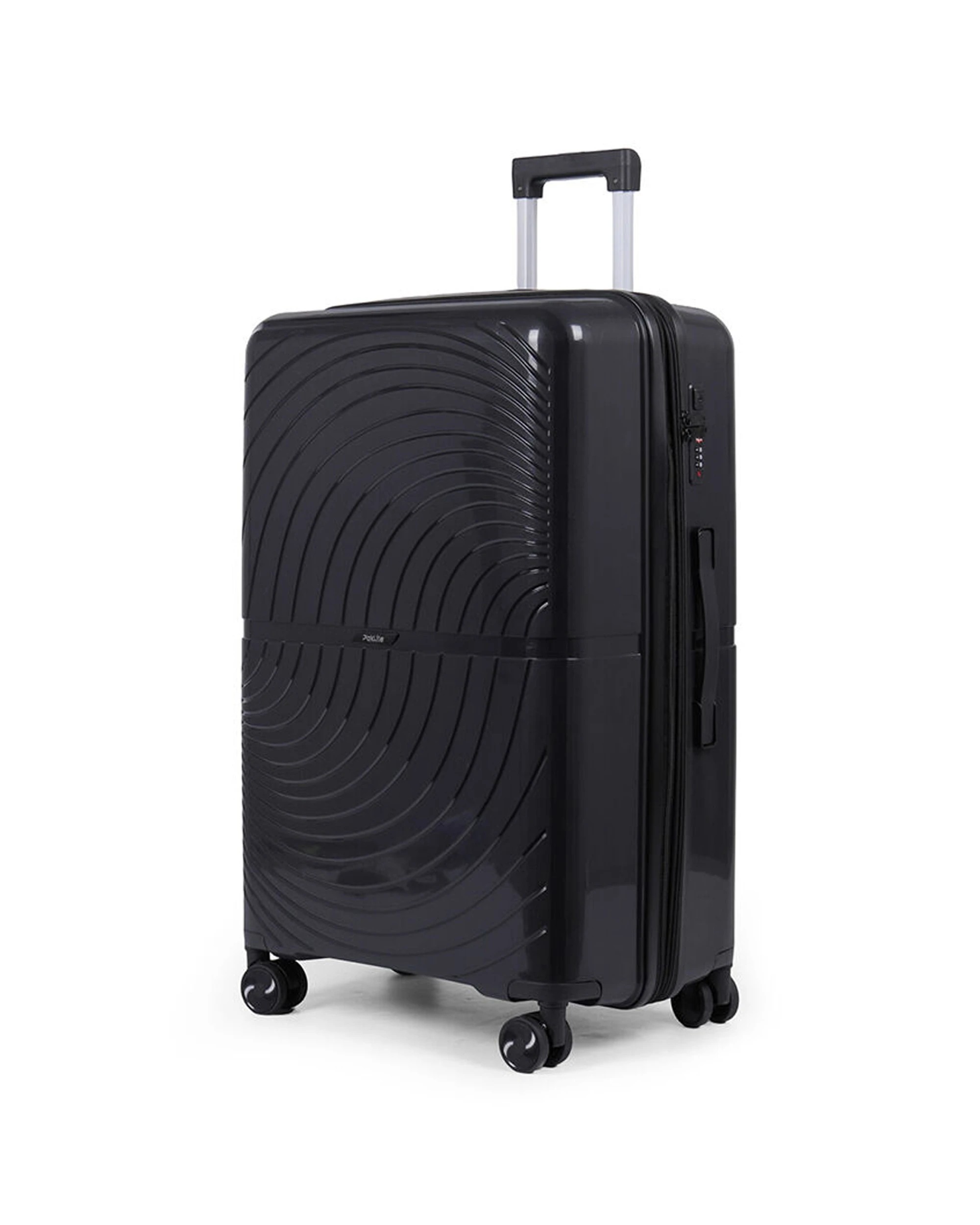 3 Paklite Solar Large Travel Luggage Suitcase Lightweight 75x50cm - Black, 3 of 9
