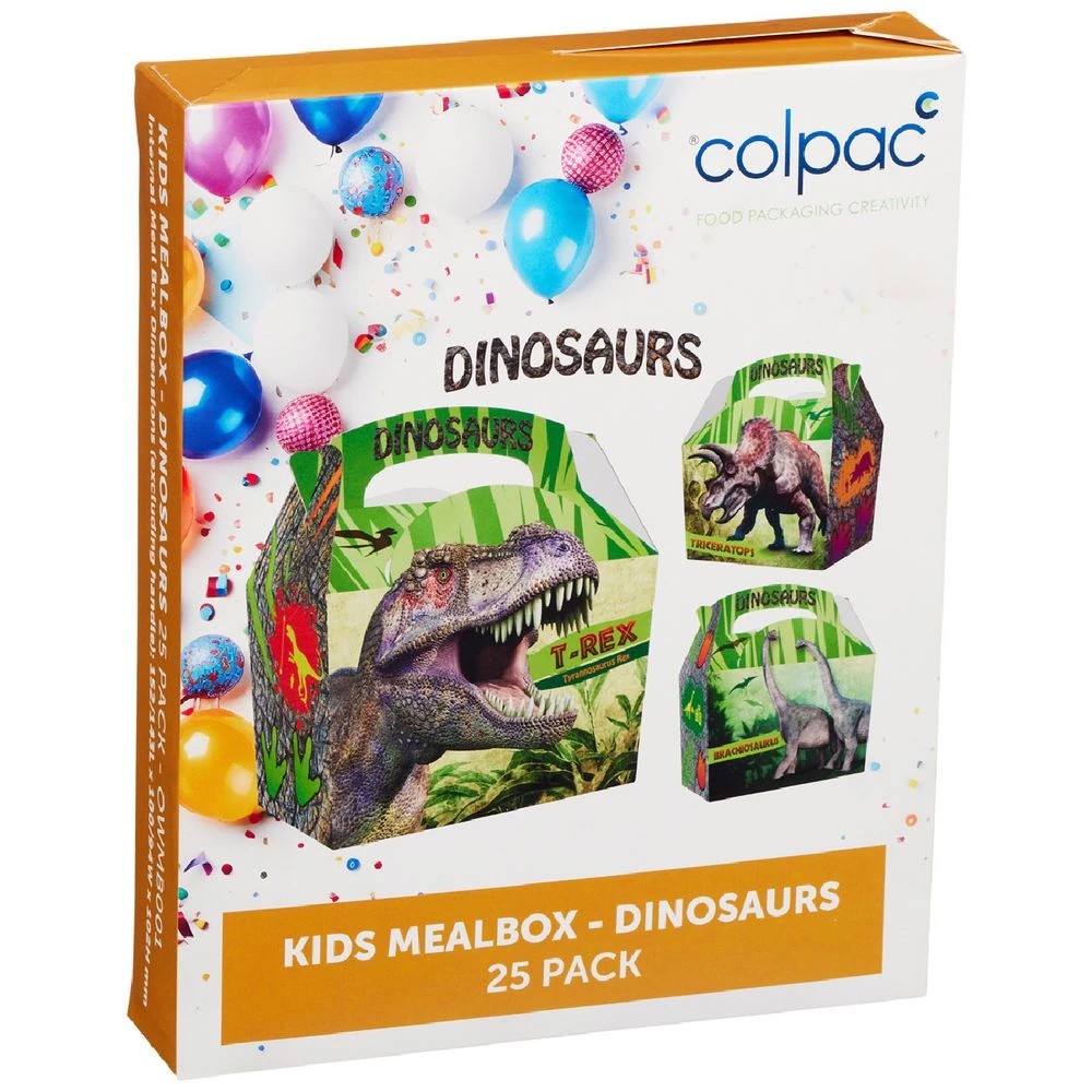 1 Colpac Kids Mealbox Dinosaurs 25 Pack, 1 of 6
