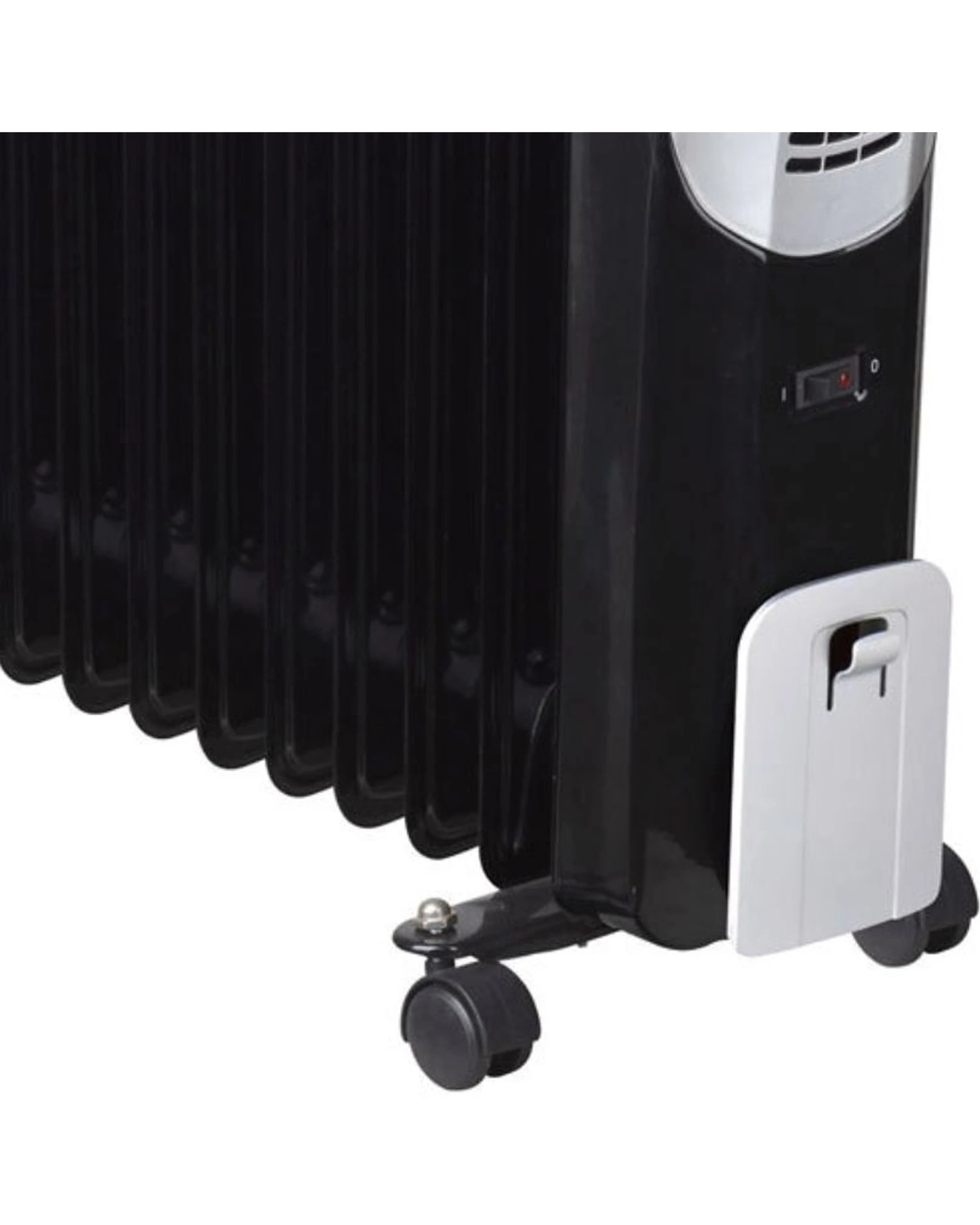 2 HELLER 11 Fin Column Heater Space Heater WiFi Heater 2400W Heater LCD Display - Black, 2 of 3