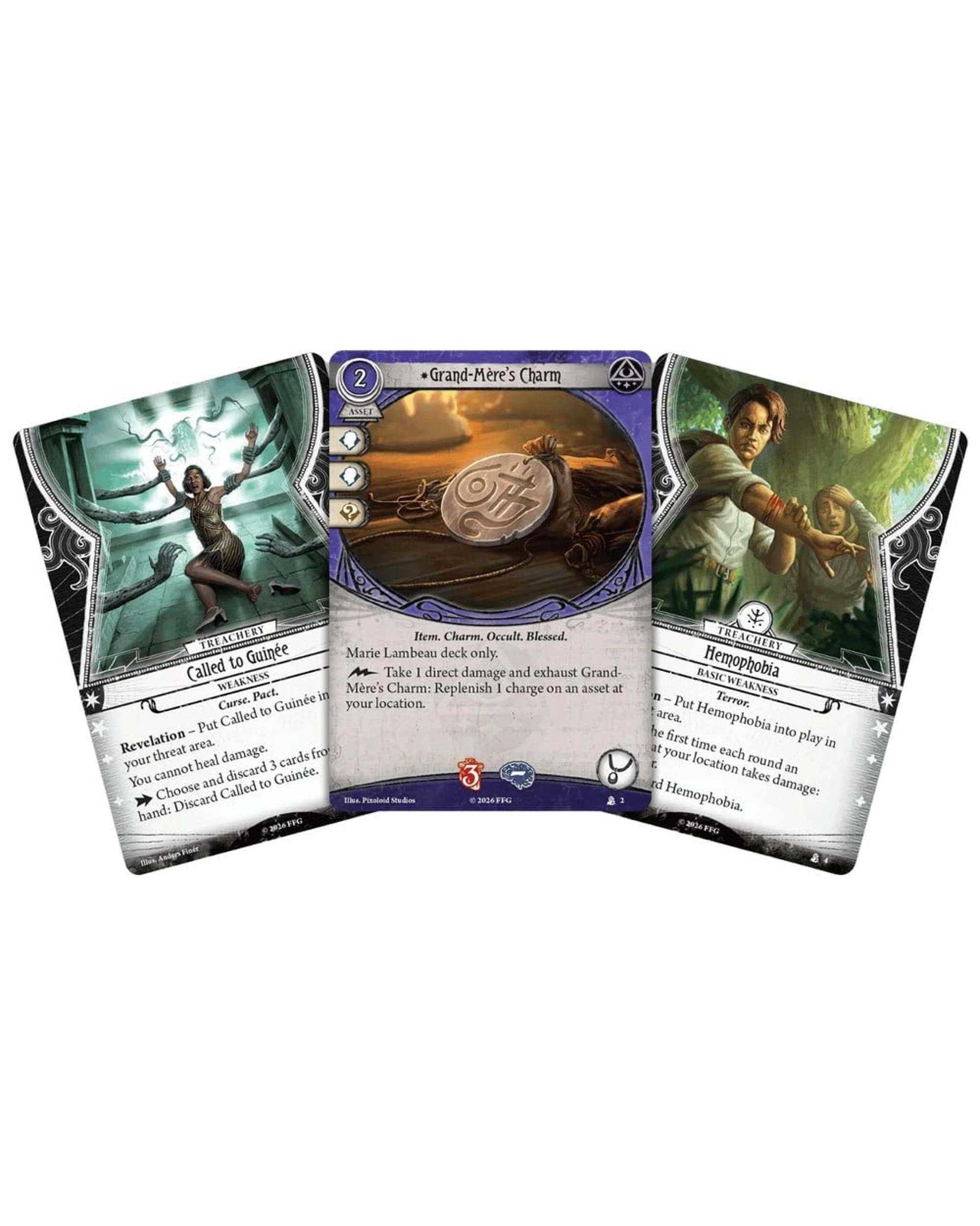 3 Arkham Horror: The Card Game Marie Lambeau Investigator Deck, 3 of 4