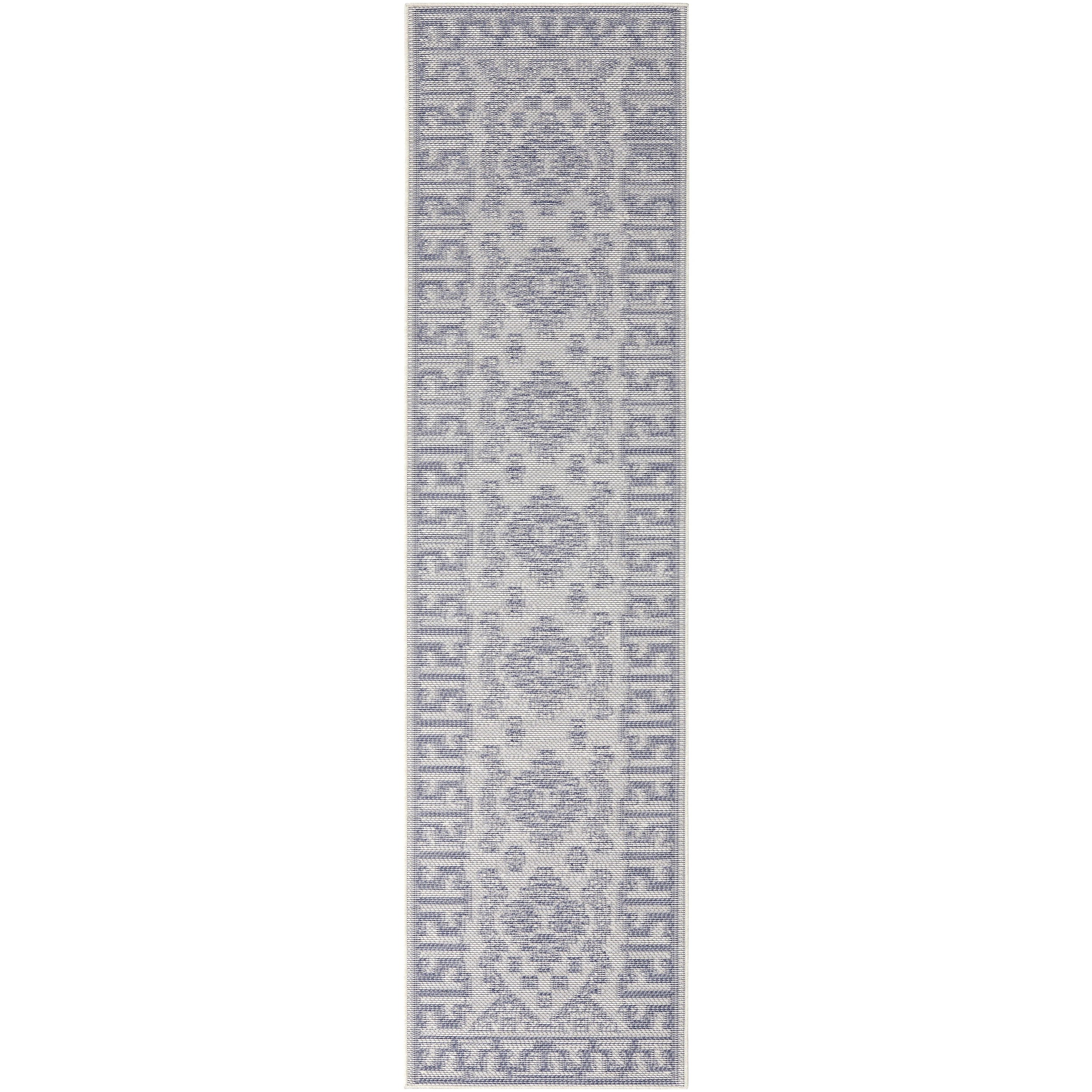 2 Common Ground Rugs Palmline Kuza 400x80cm - Large Outdoor Rug - Blue, 2 of 7