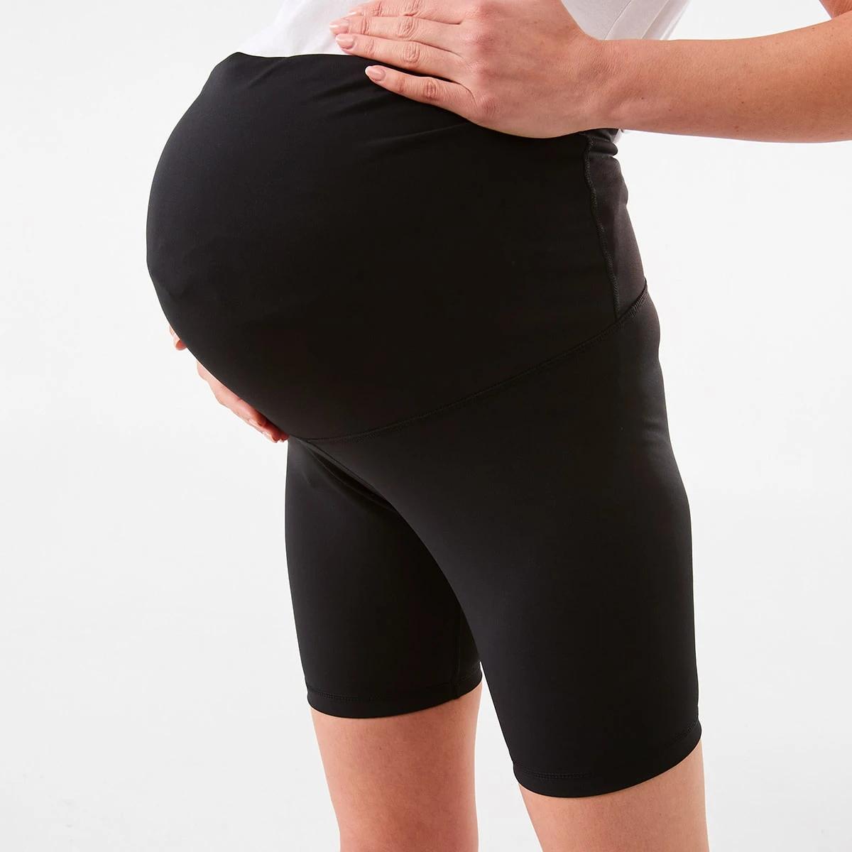 2 Maternity Active Bike Shorts BLACK, 2 of 6