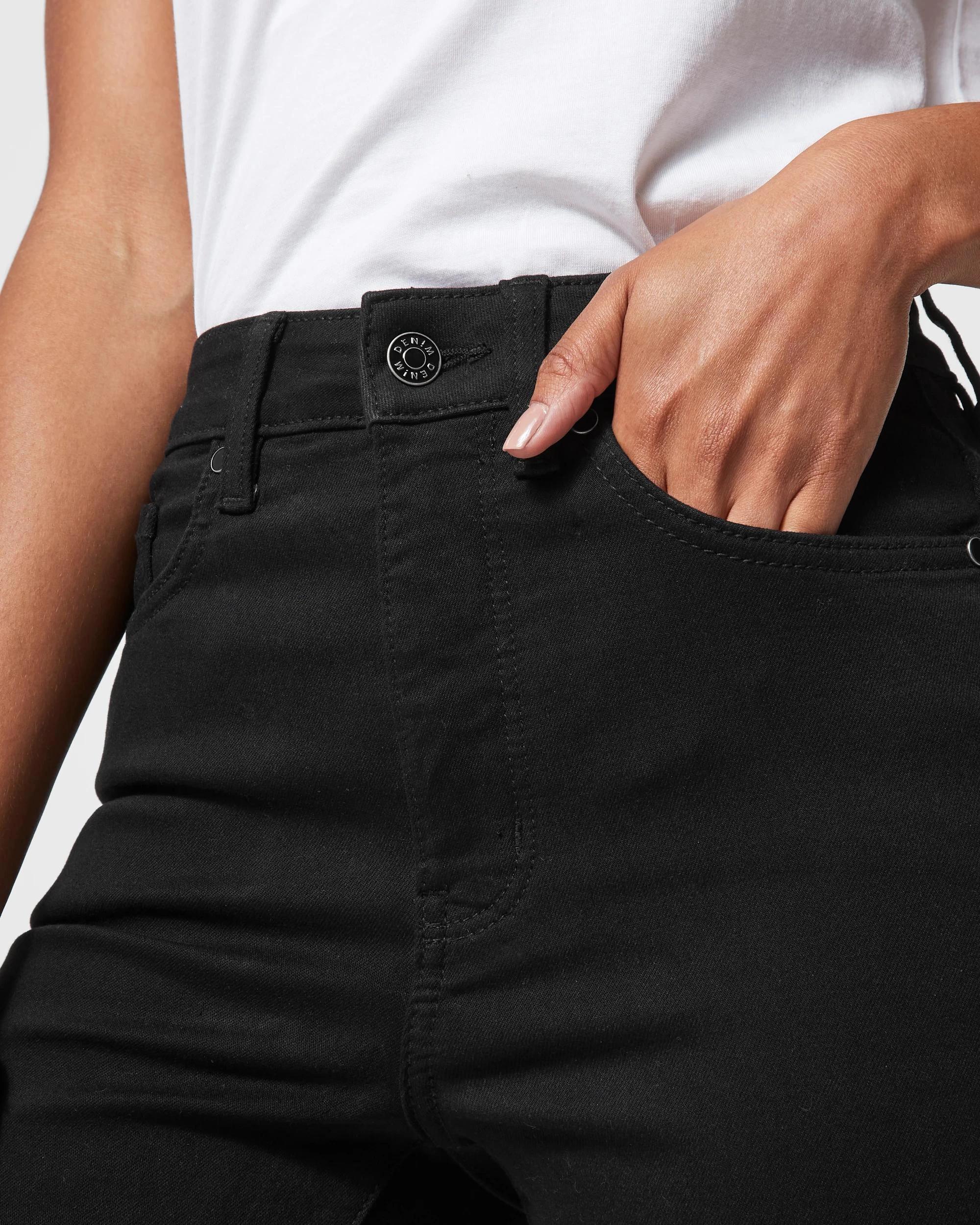 10 Target Denim High Rise Ankle Length Skinny Denim Jeans - Shape Your Body STAY BLACK DENIM, 10 of 10