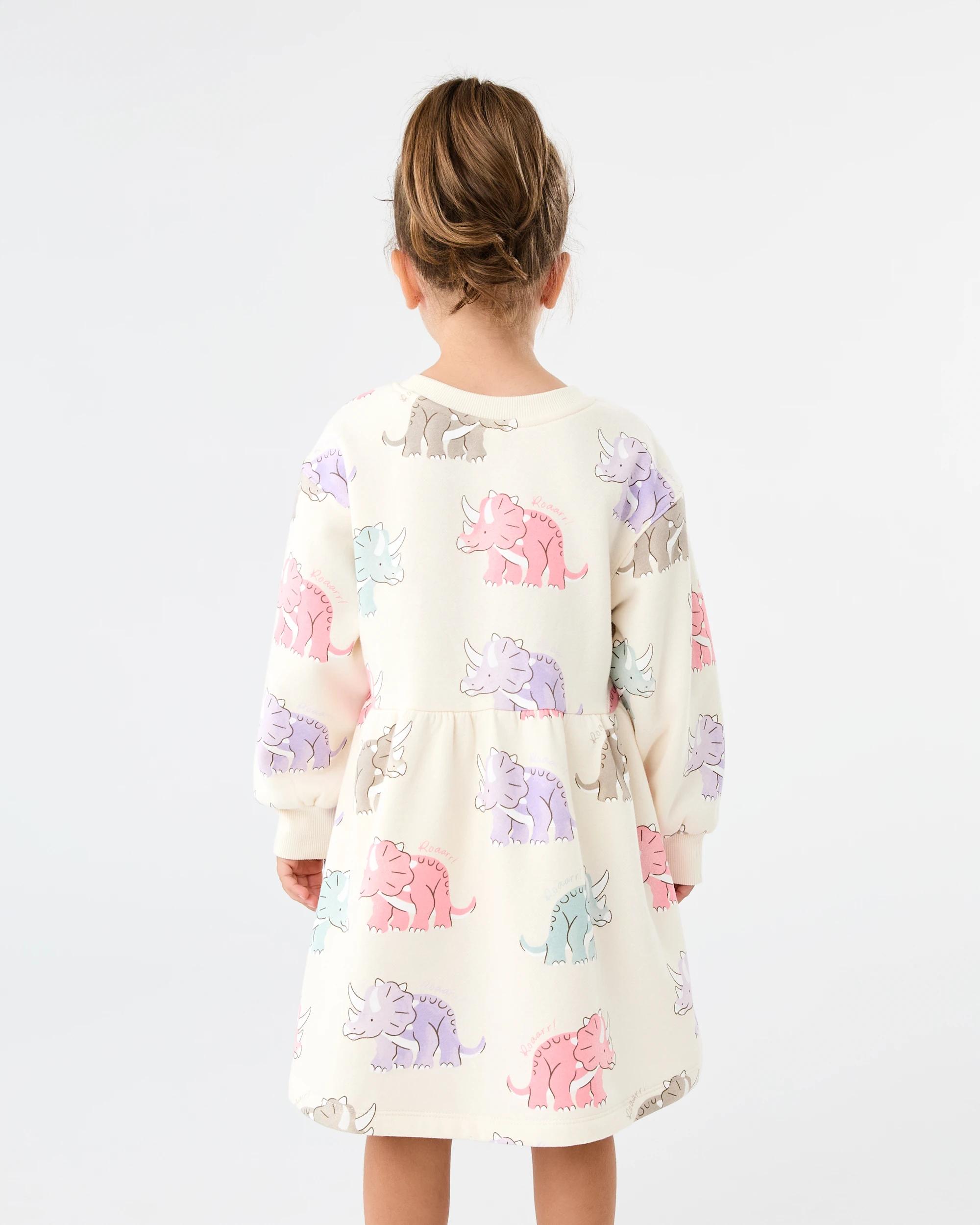 7 Fleece Dress Bge Dino, 7 of 8