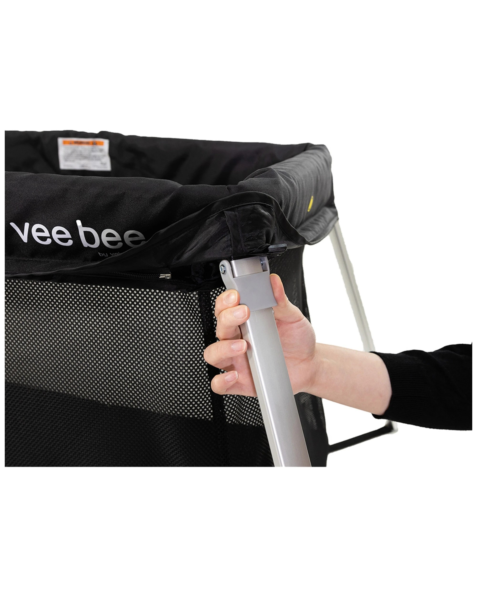 4 Vee Bee Amado Portacot Travel/play
 - Black, 4 of 7