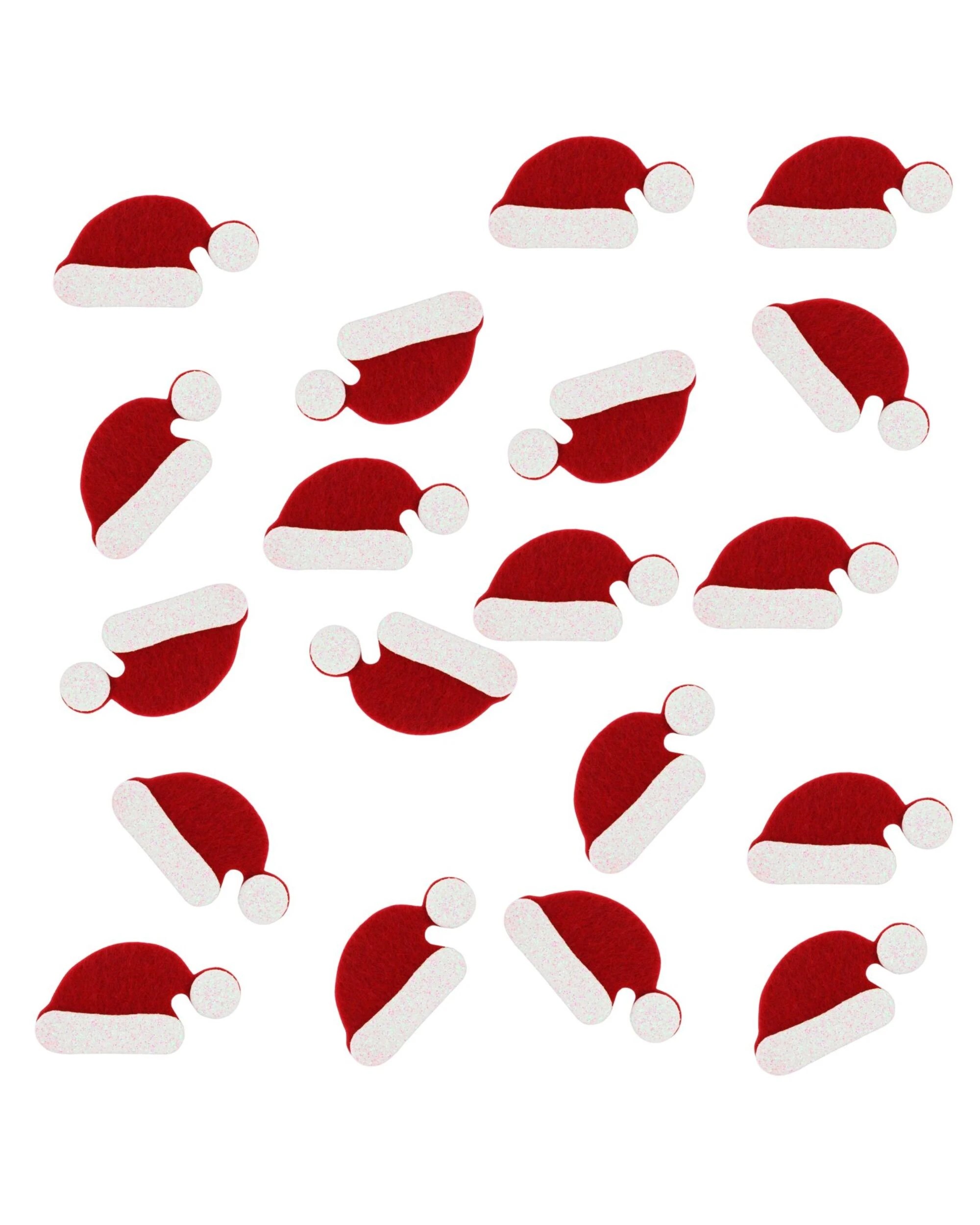 1 Artwrap Santa Hat Stickers Pack of 45 - Red, 1 of 4