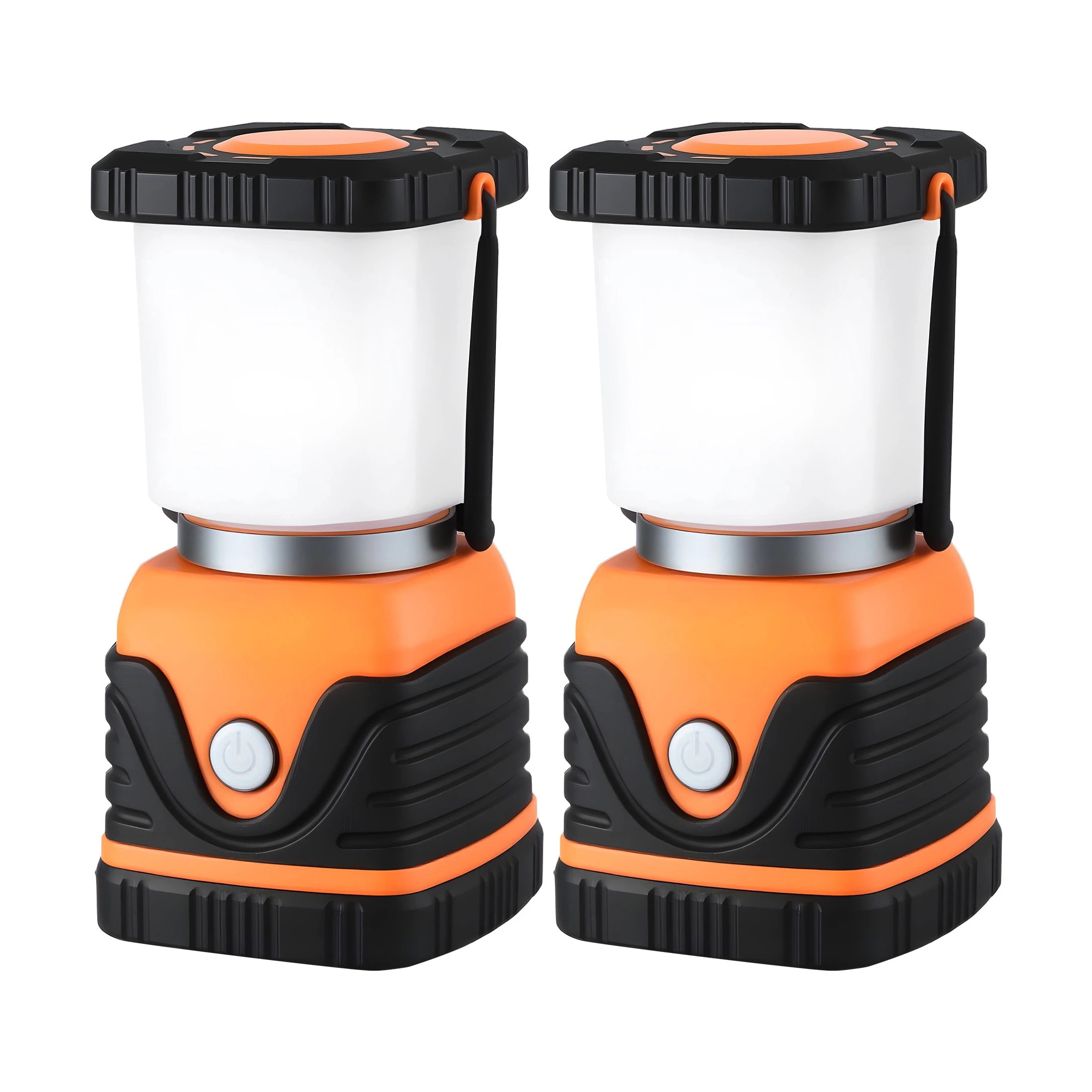 1 Weisshorn 2-Pack LED Camping Lanterns, Super Bright Waterproof Portable Emergency Tent Lights - Orange, 1 of 5